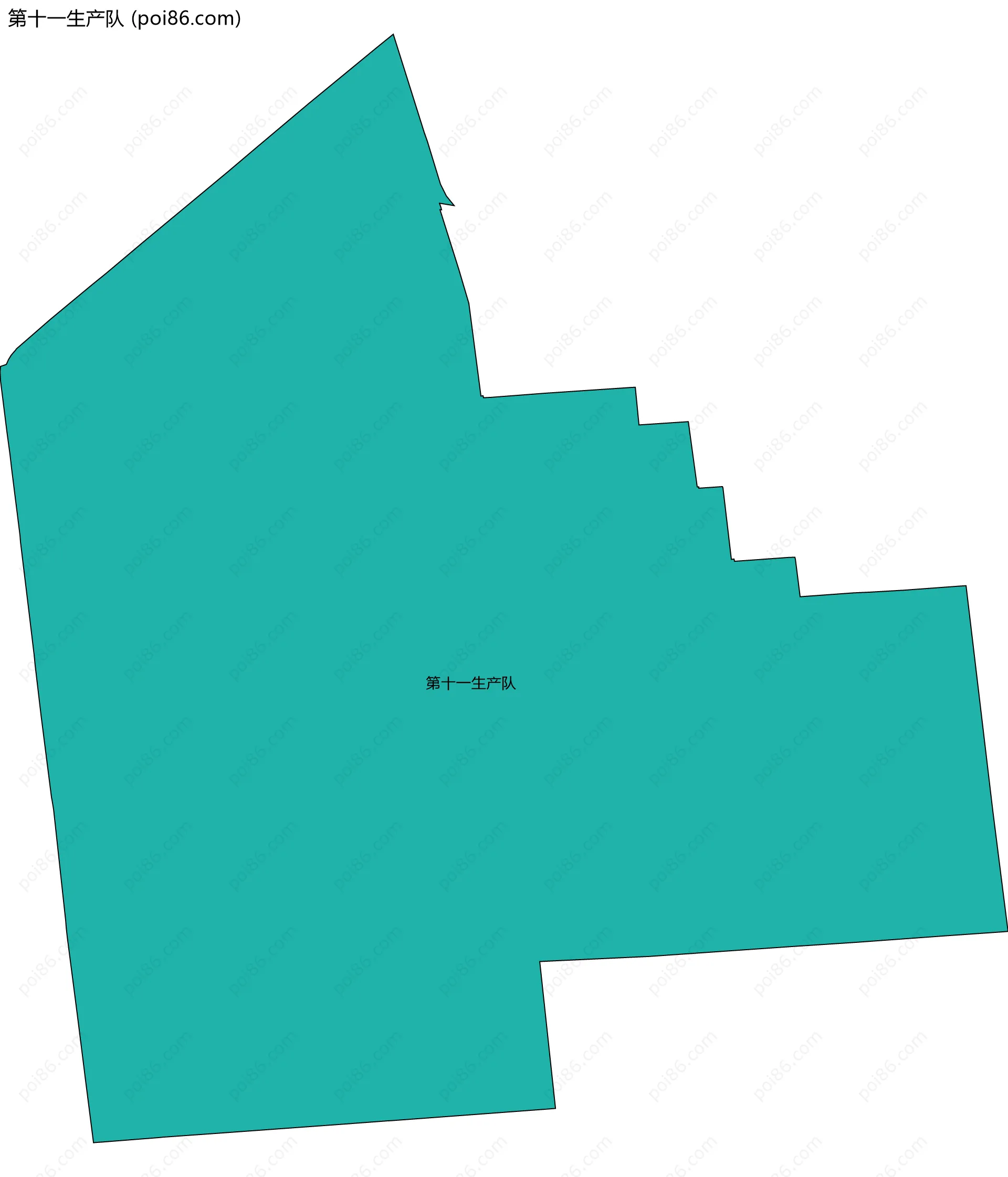 第十一生产队边界地图