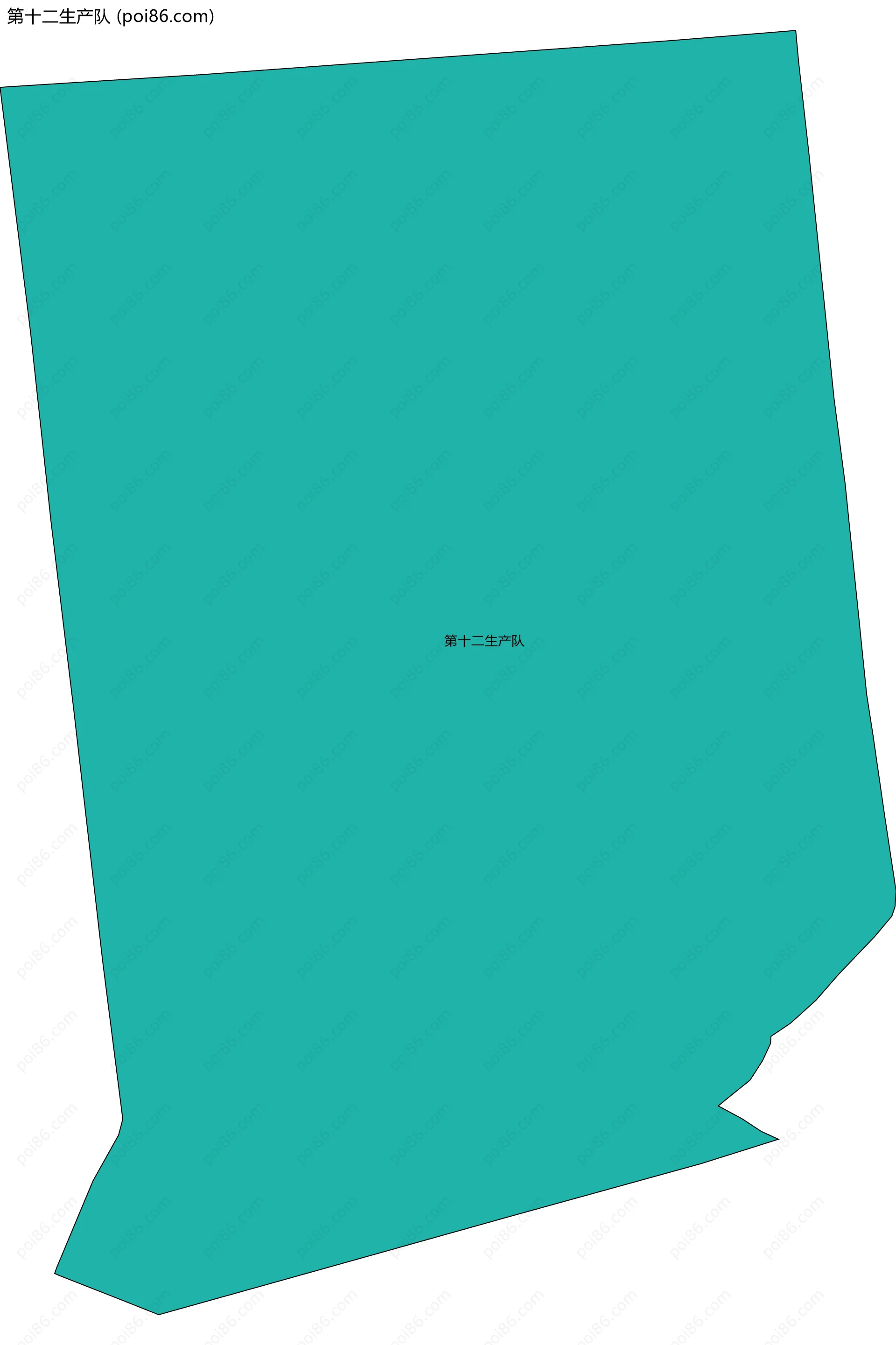 第十二生产队边界地图