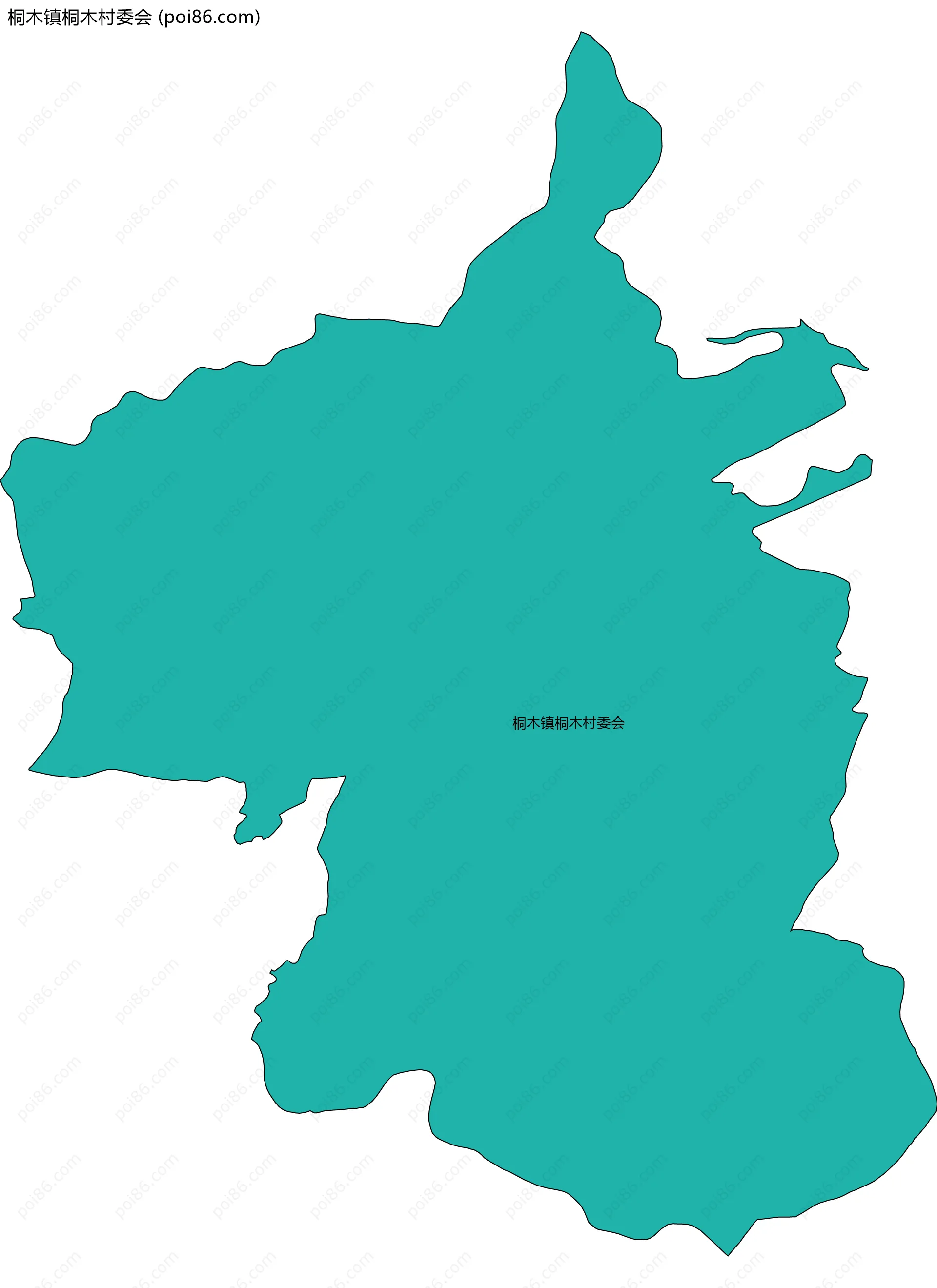 桐木镇桐木村委会边界地图