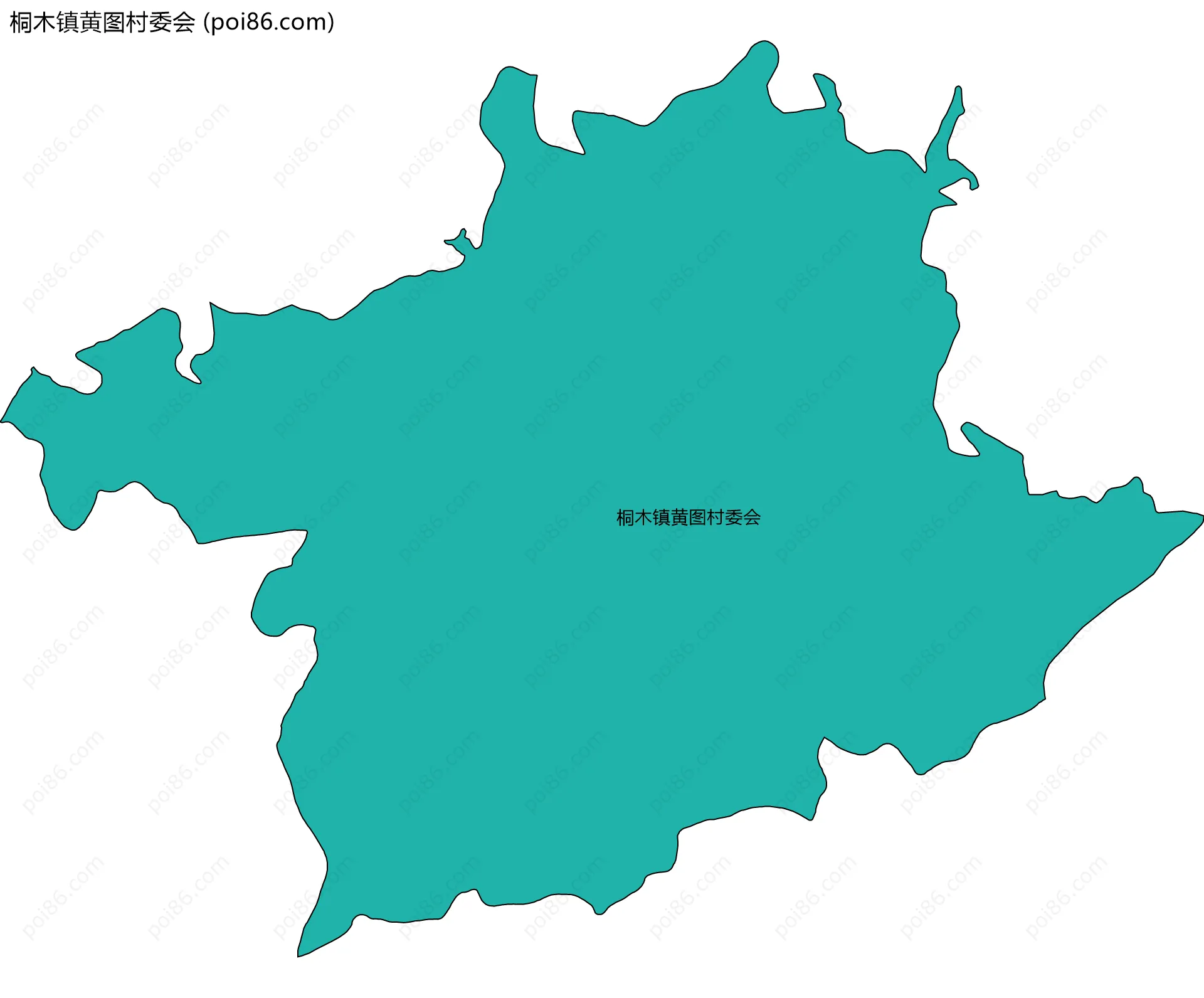 桐木镇黄图村委会边界地图