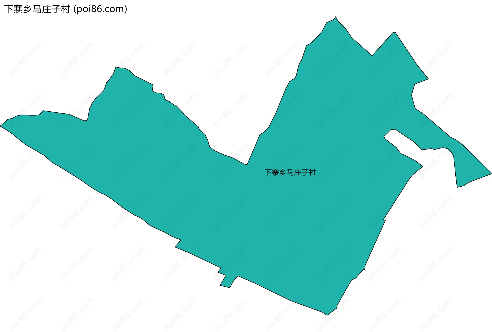 下寨乡马庄子村边界地图