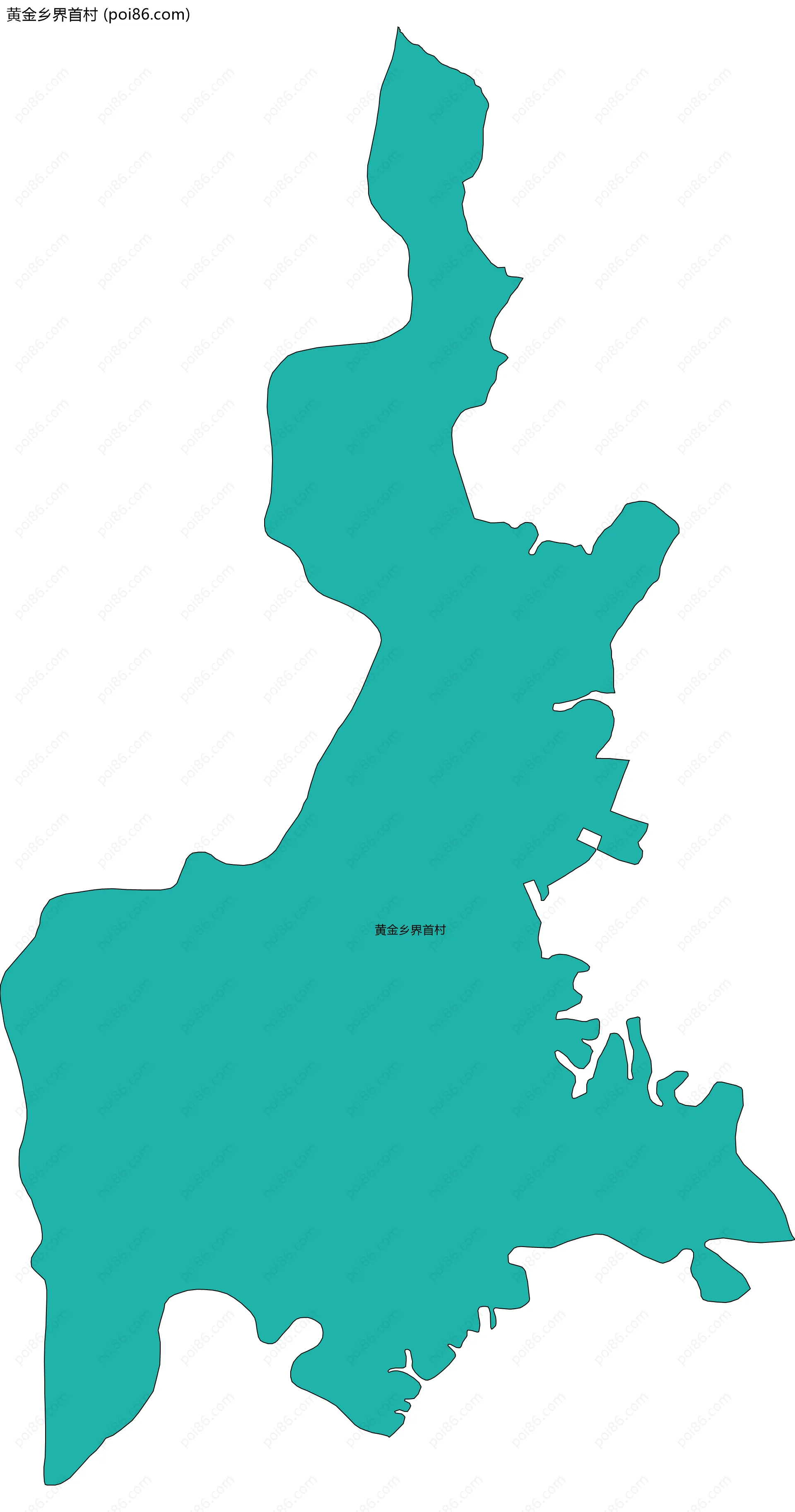 黄金乡界首村边界地图