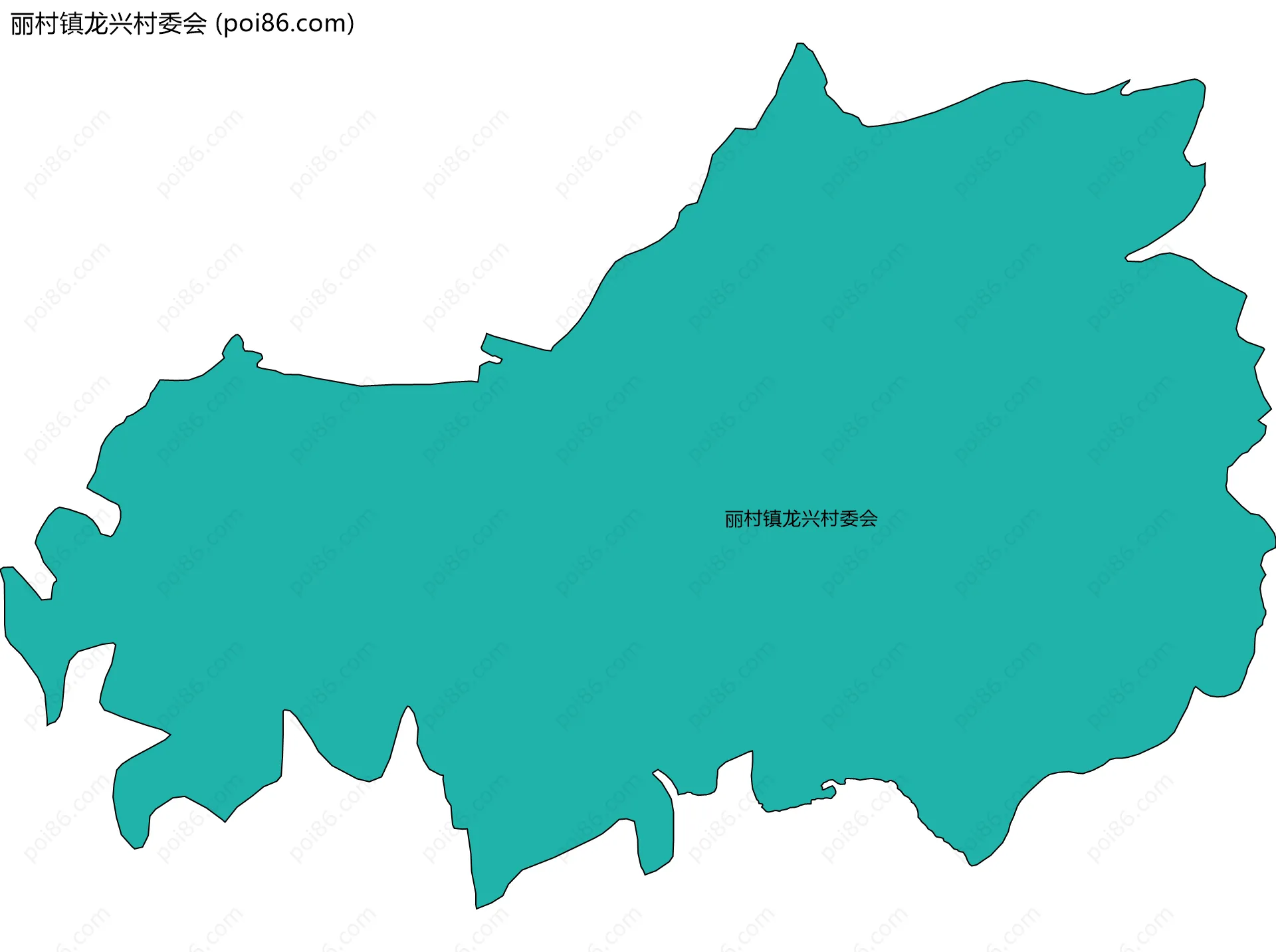 丽村镇龙兴村委会边界地图