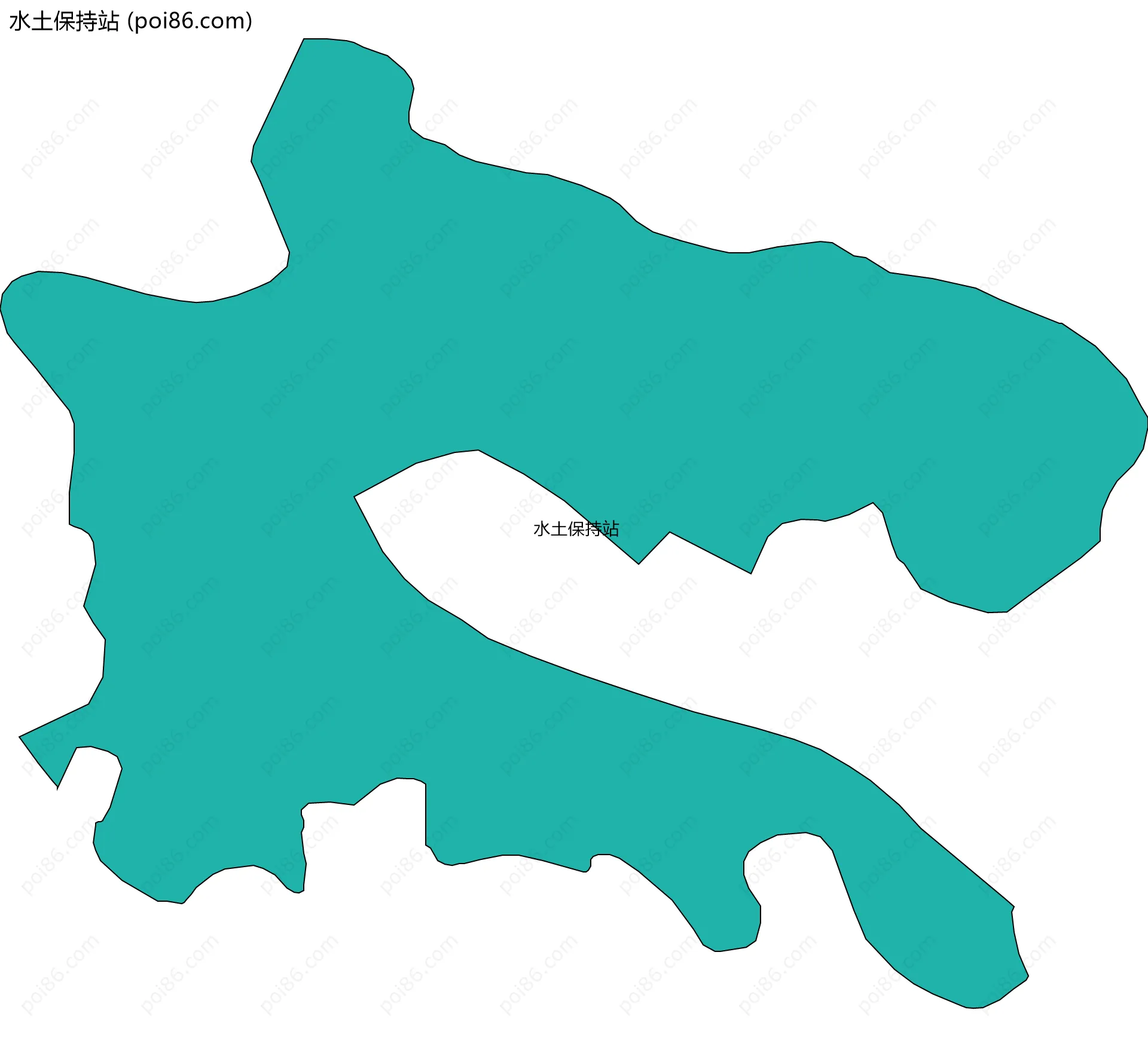 水土保持站边界地图