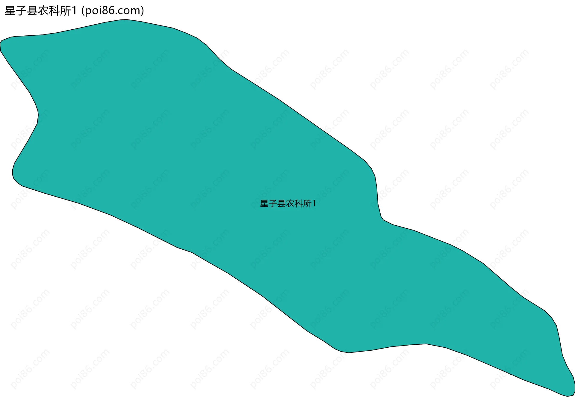 星子县农科所1边界地图