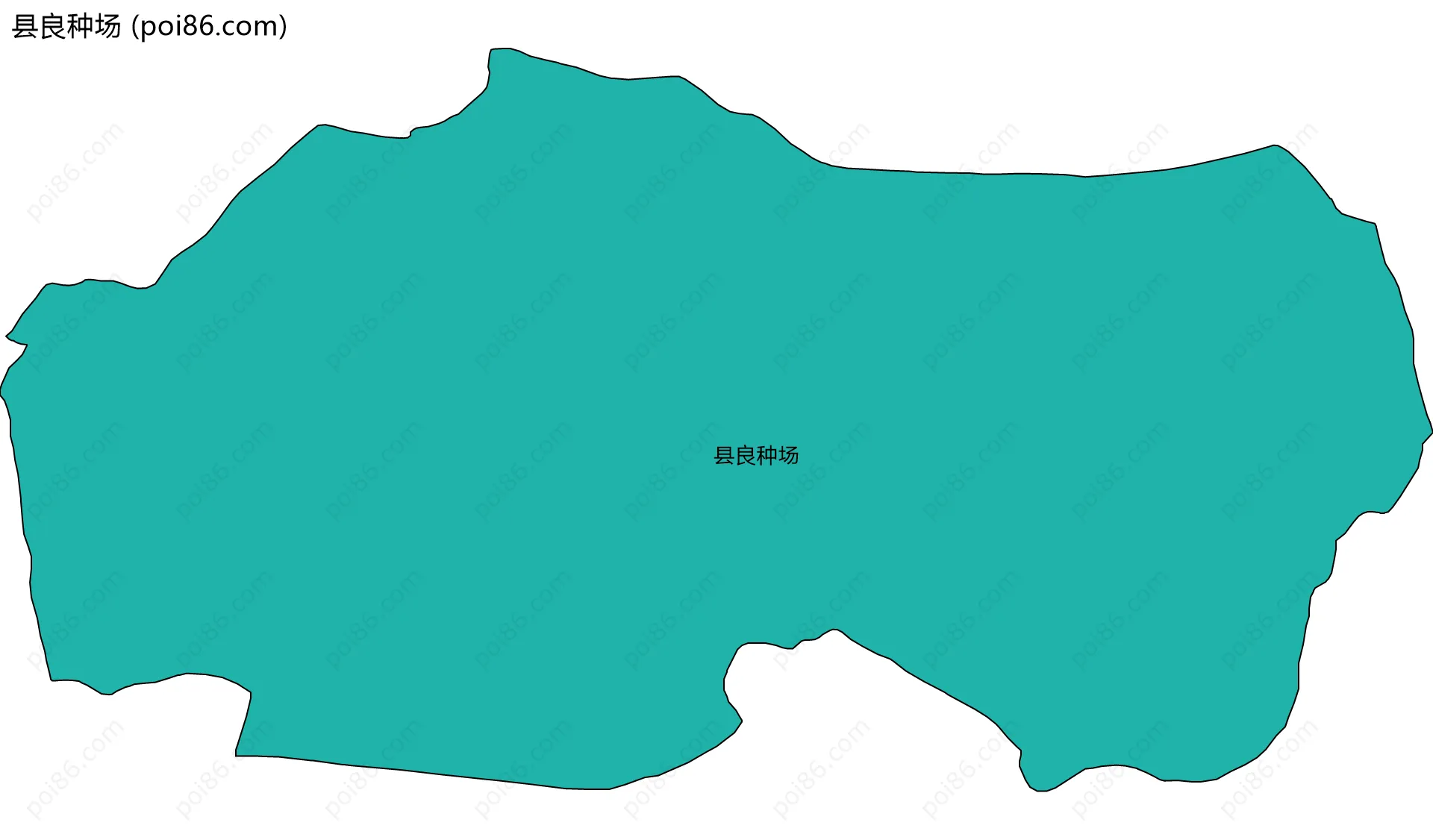 县良种场边界地图