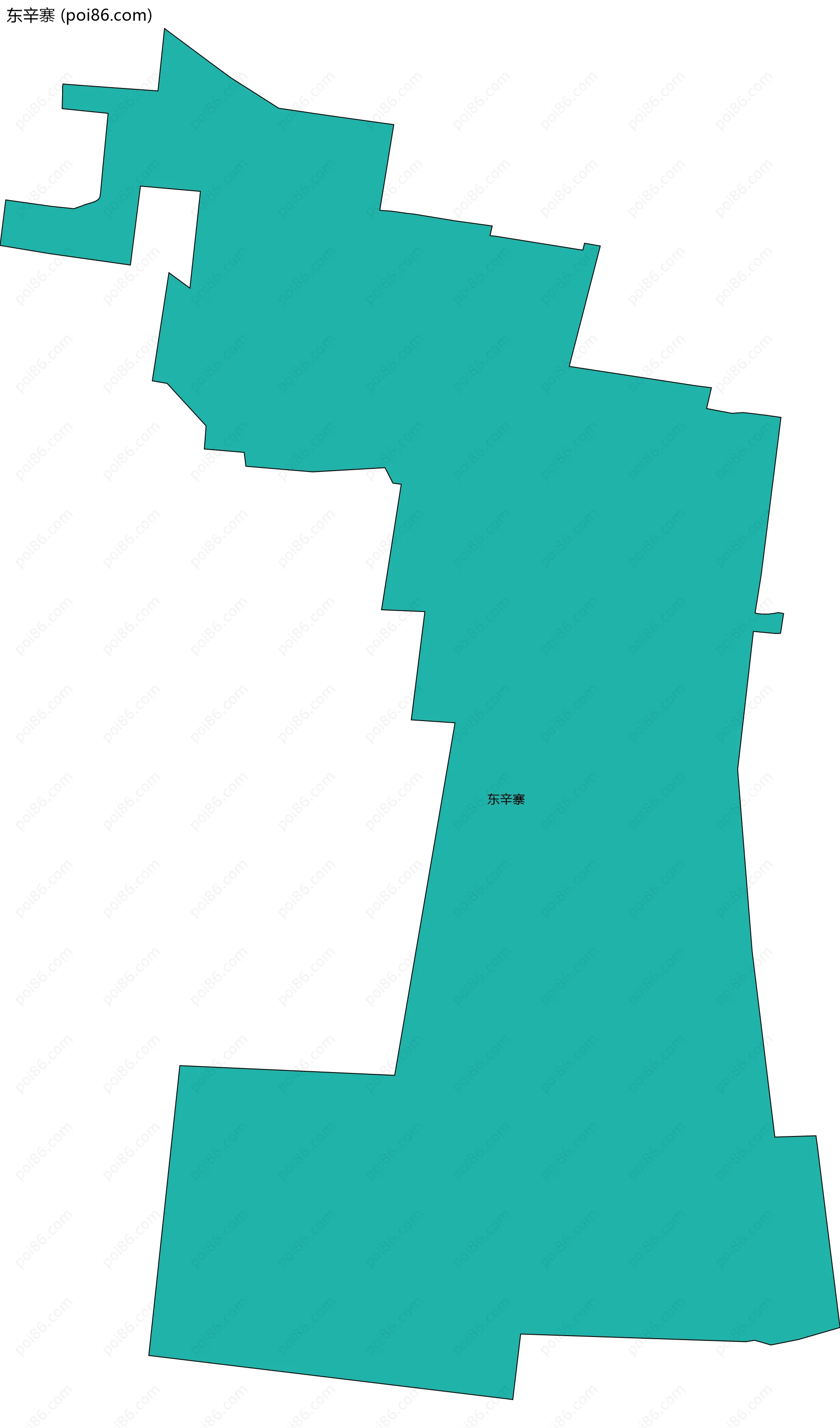 东辛寨边界地图