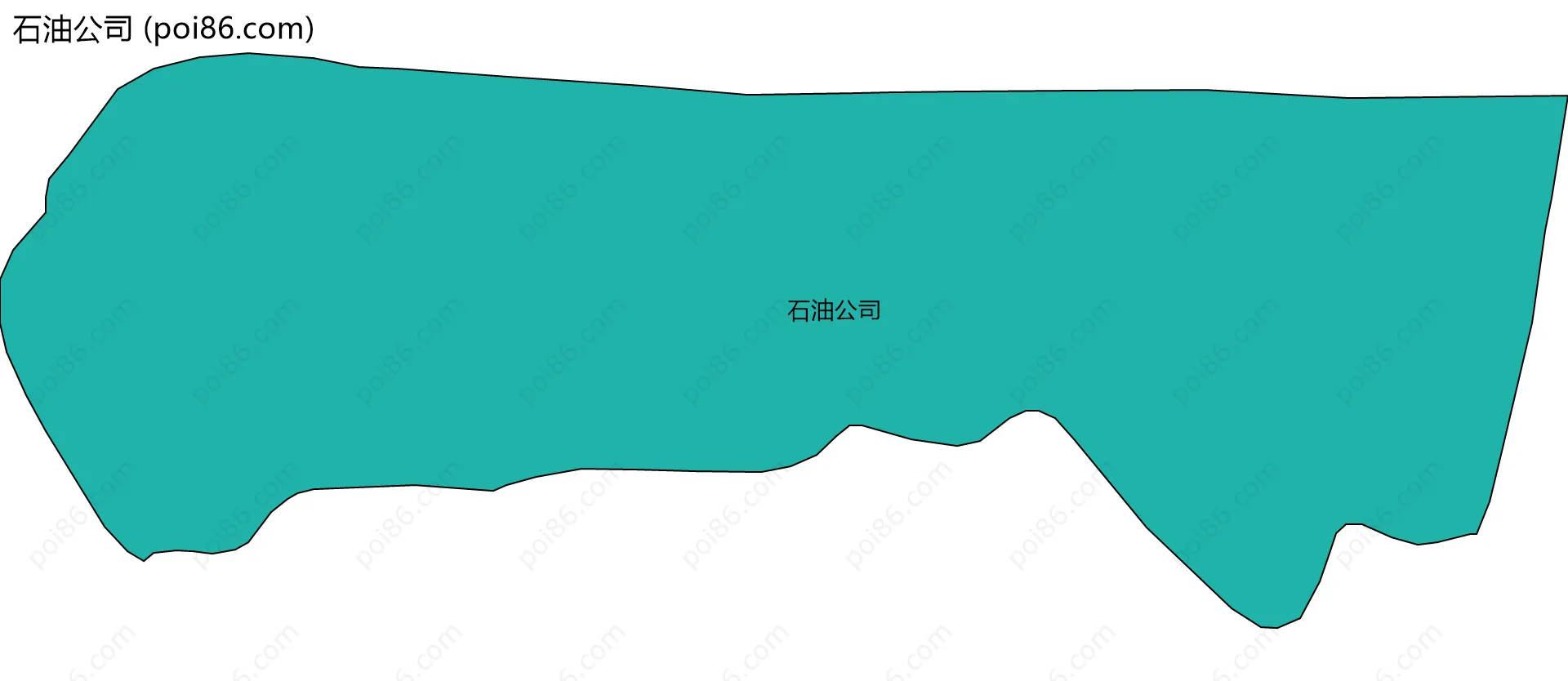 石油公司边界地图