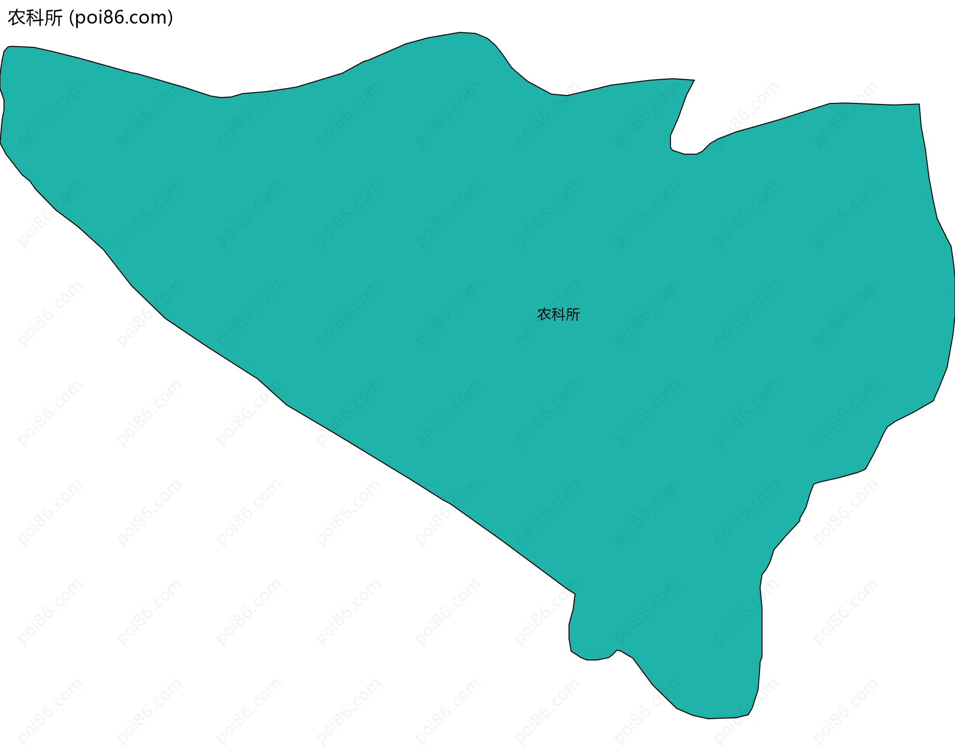 农科所边界地图