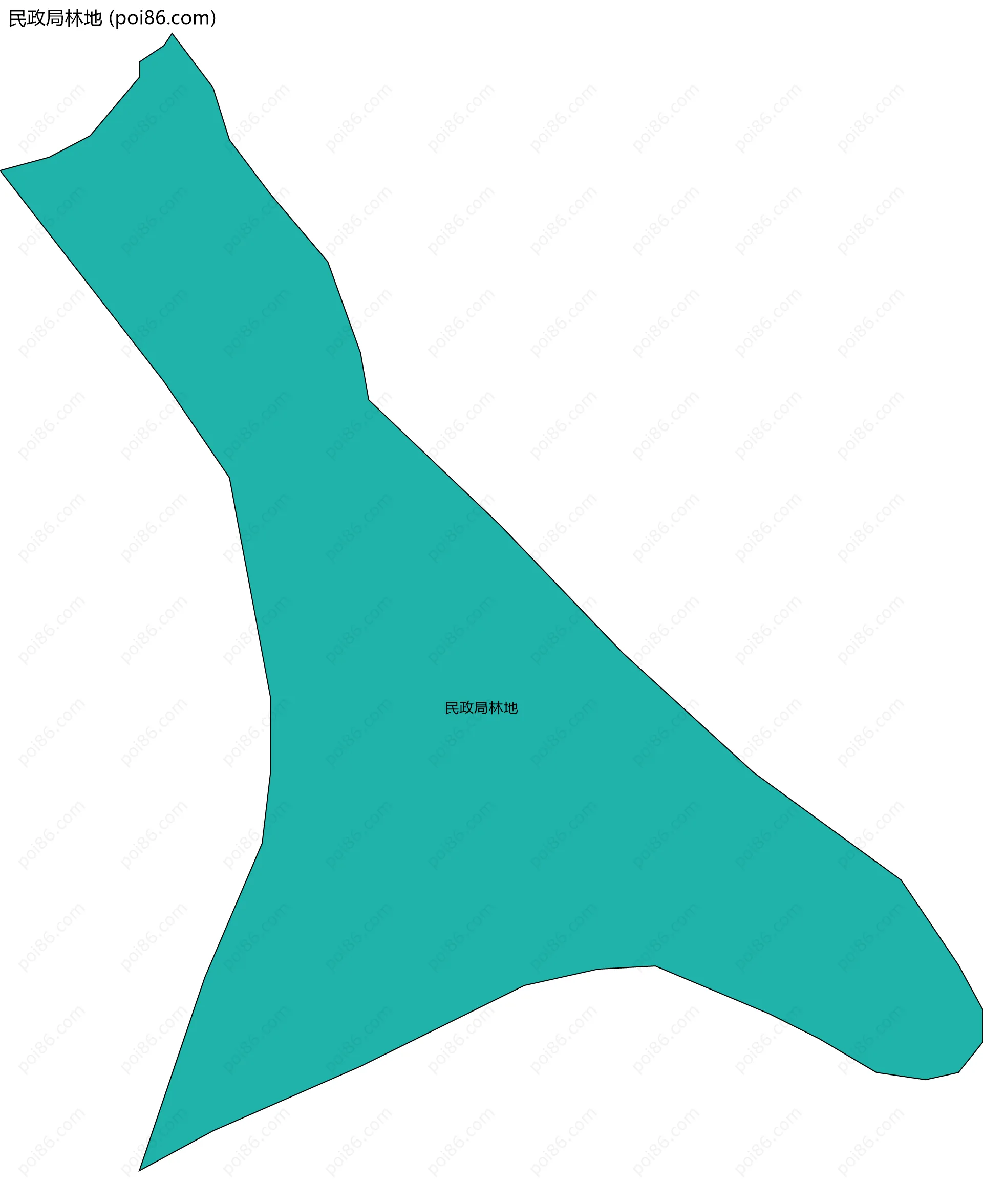 民政局林地边界地图