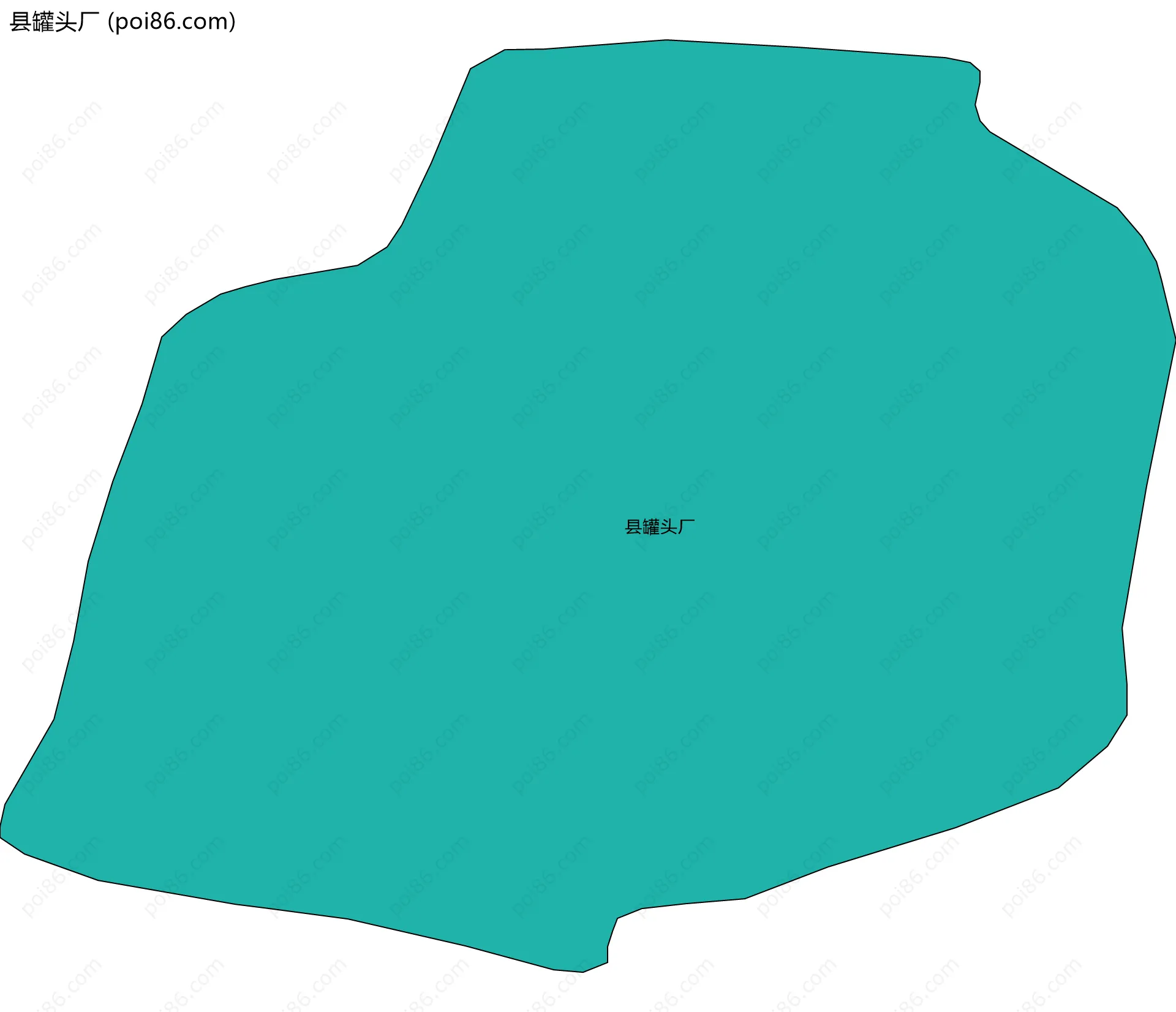 县罐头厂边界地图