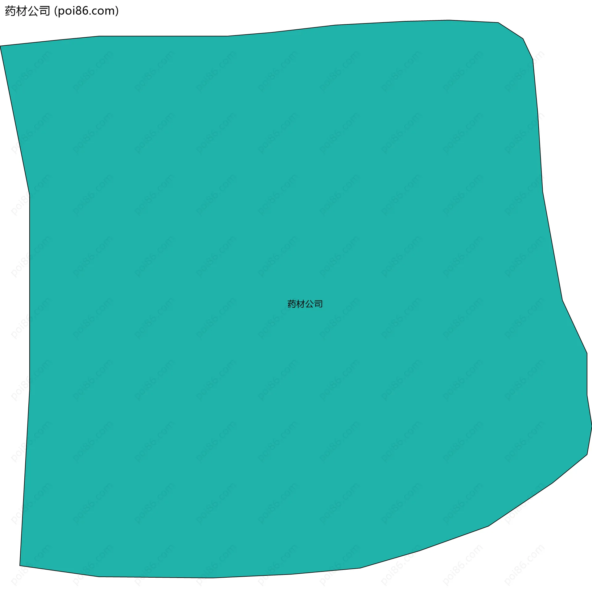 药材公司边界地图