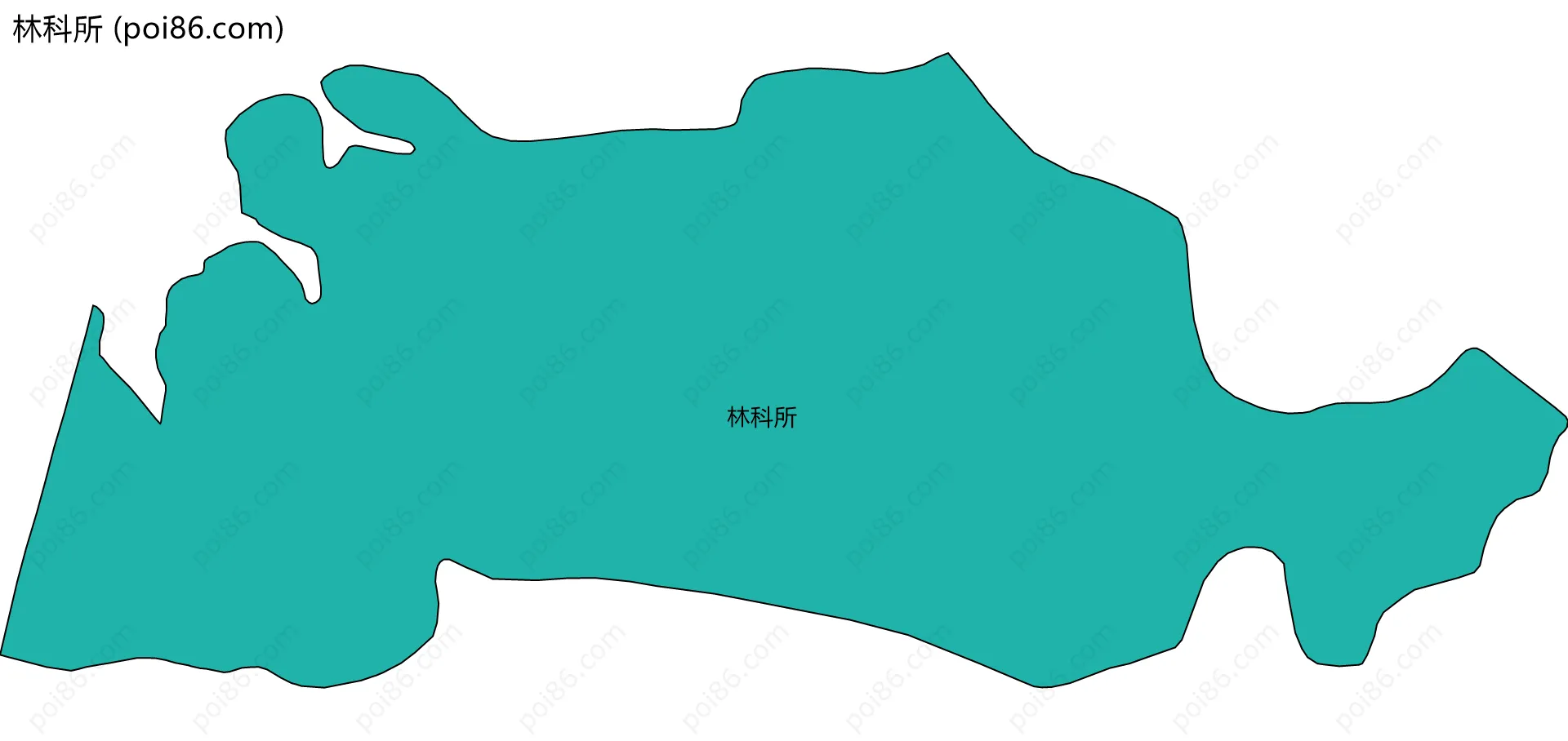 林科所边界地图