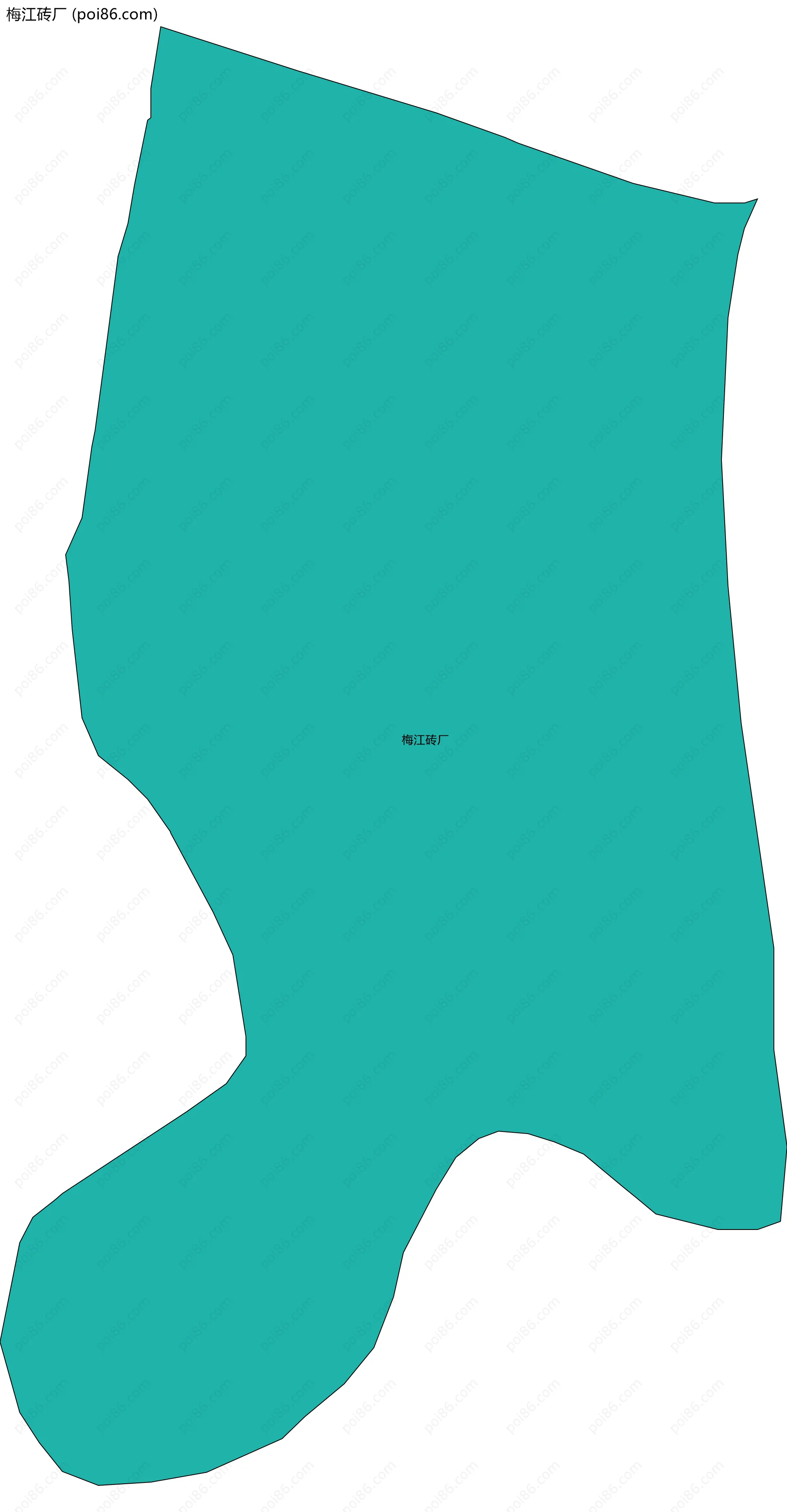 梅江砖厂边界地图