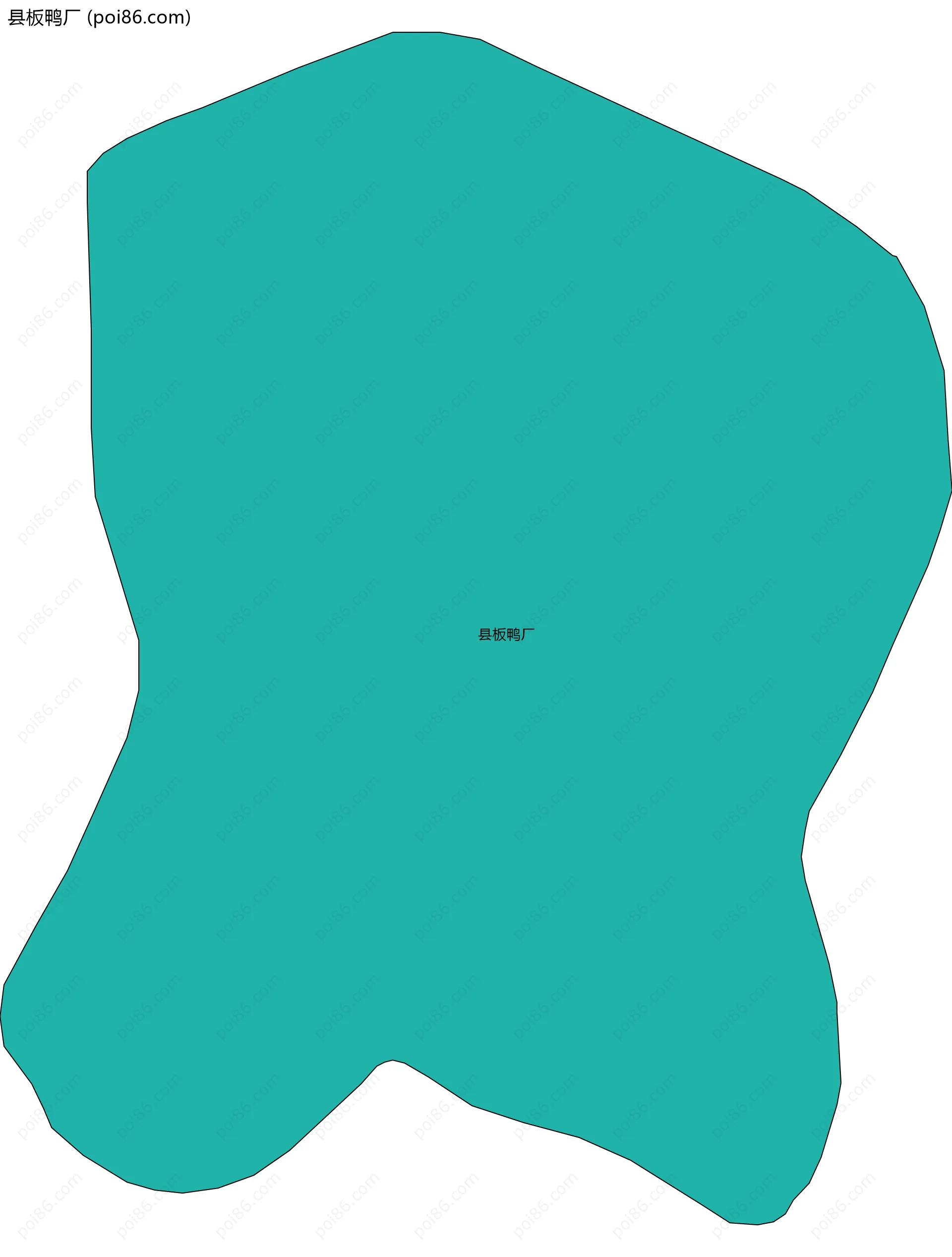 县板鸭厂边界地图