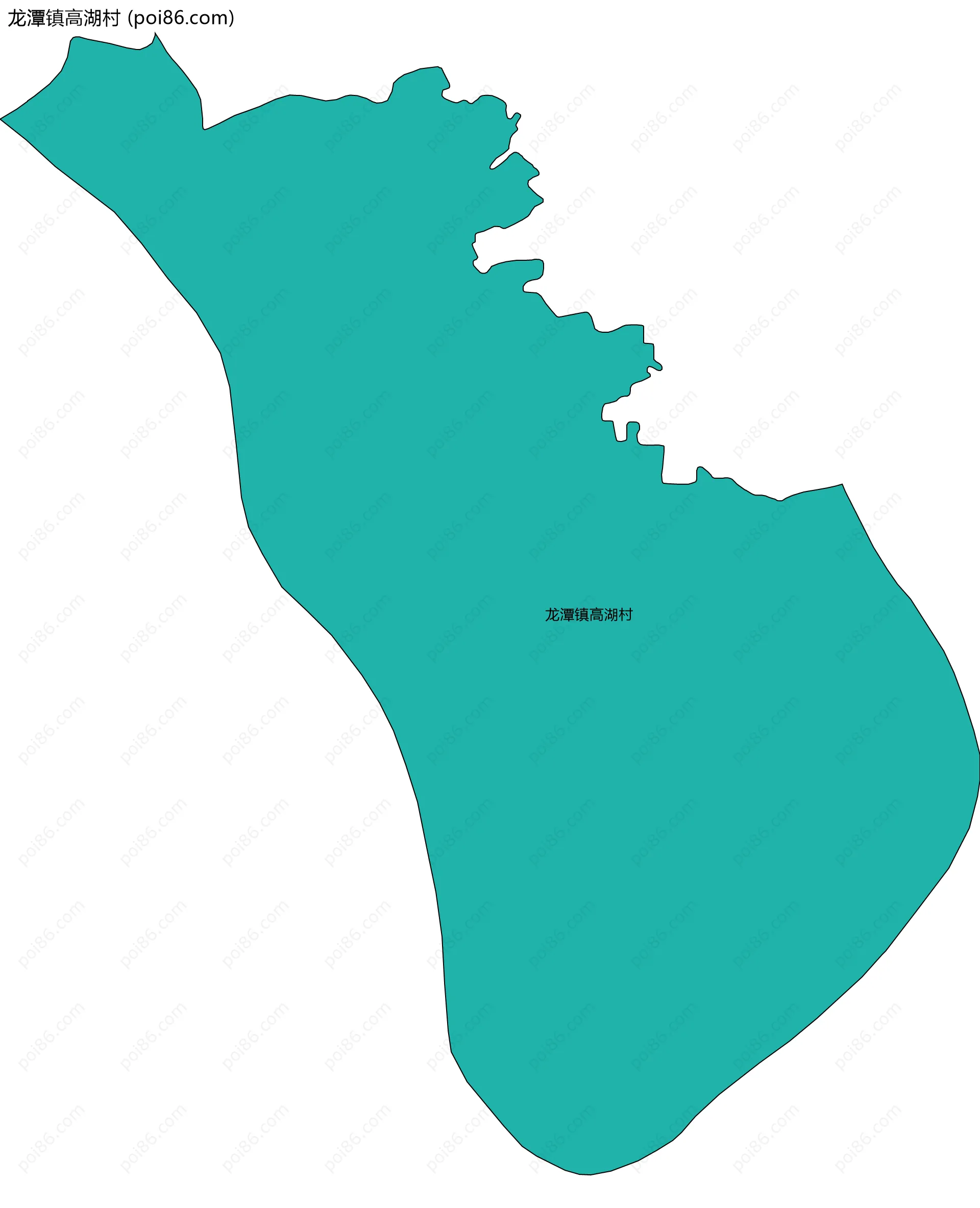 龙潭镇高湖村边界地图