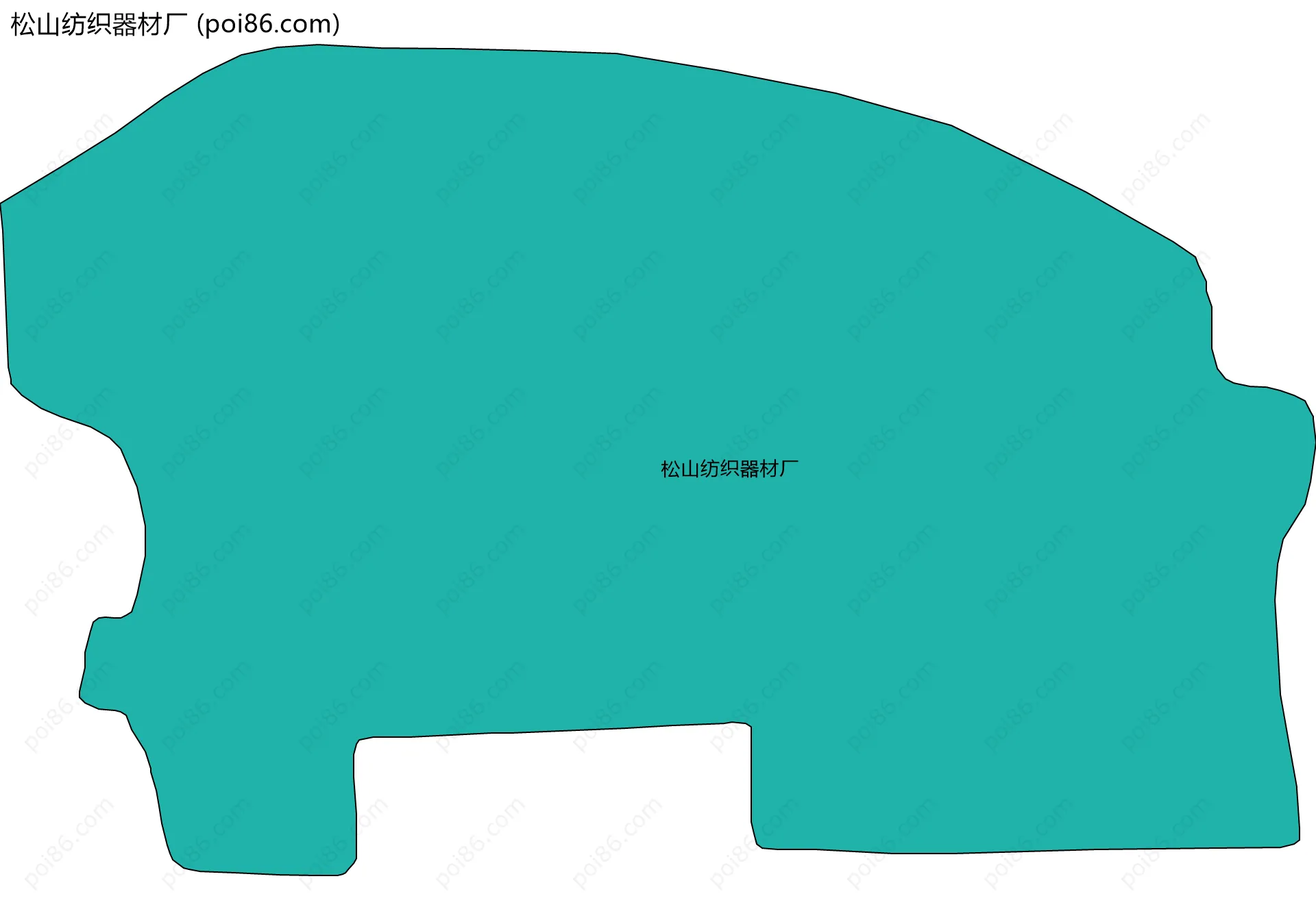 松山纺织器材厂边界地图