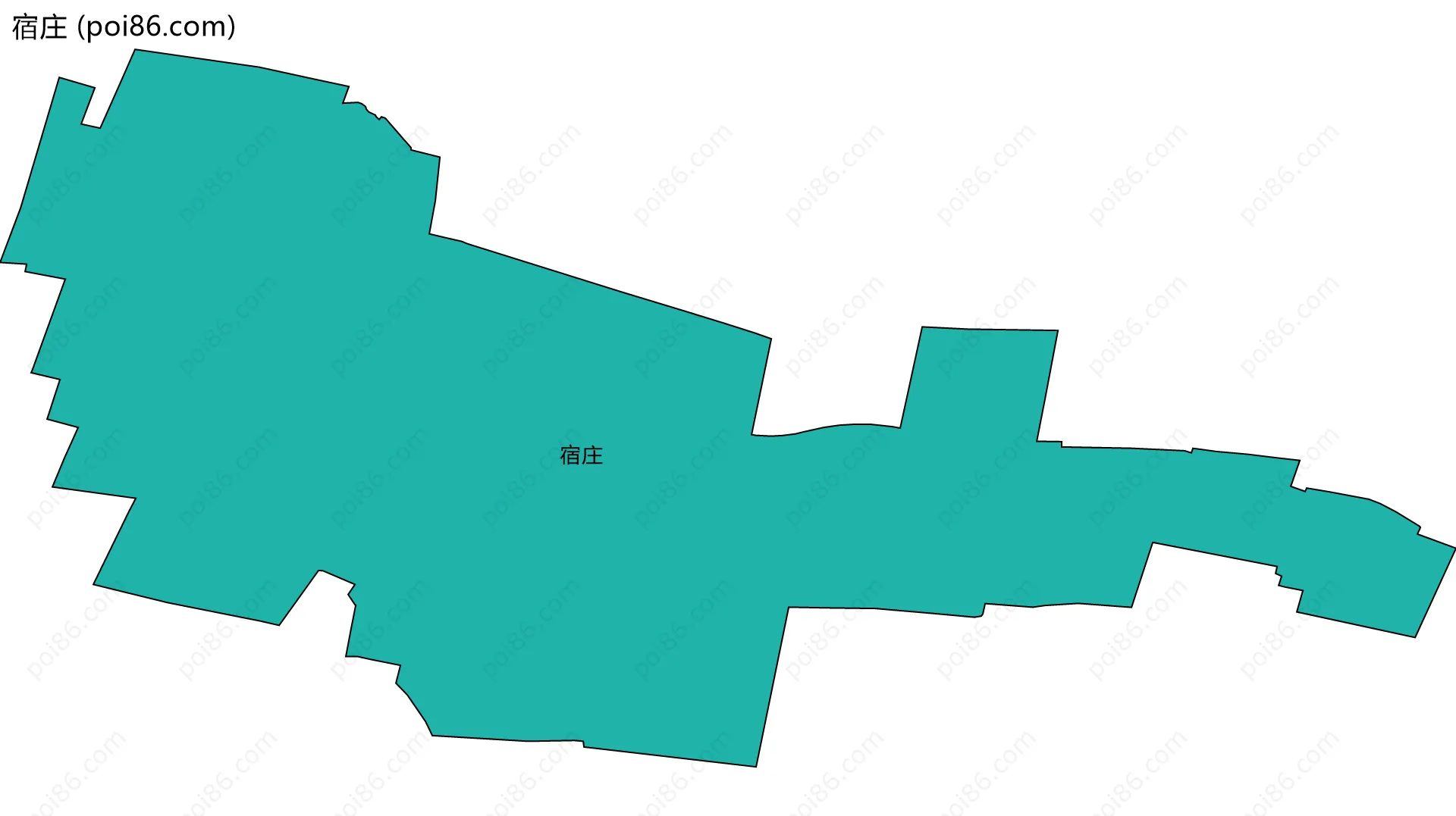 宿庄边界地图