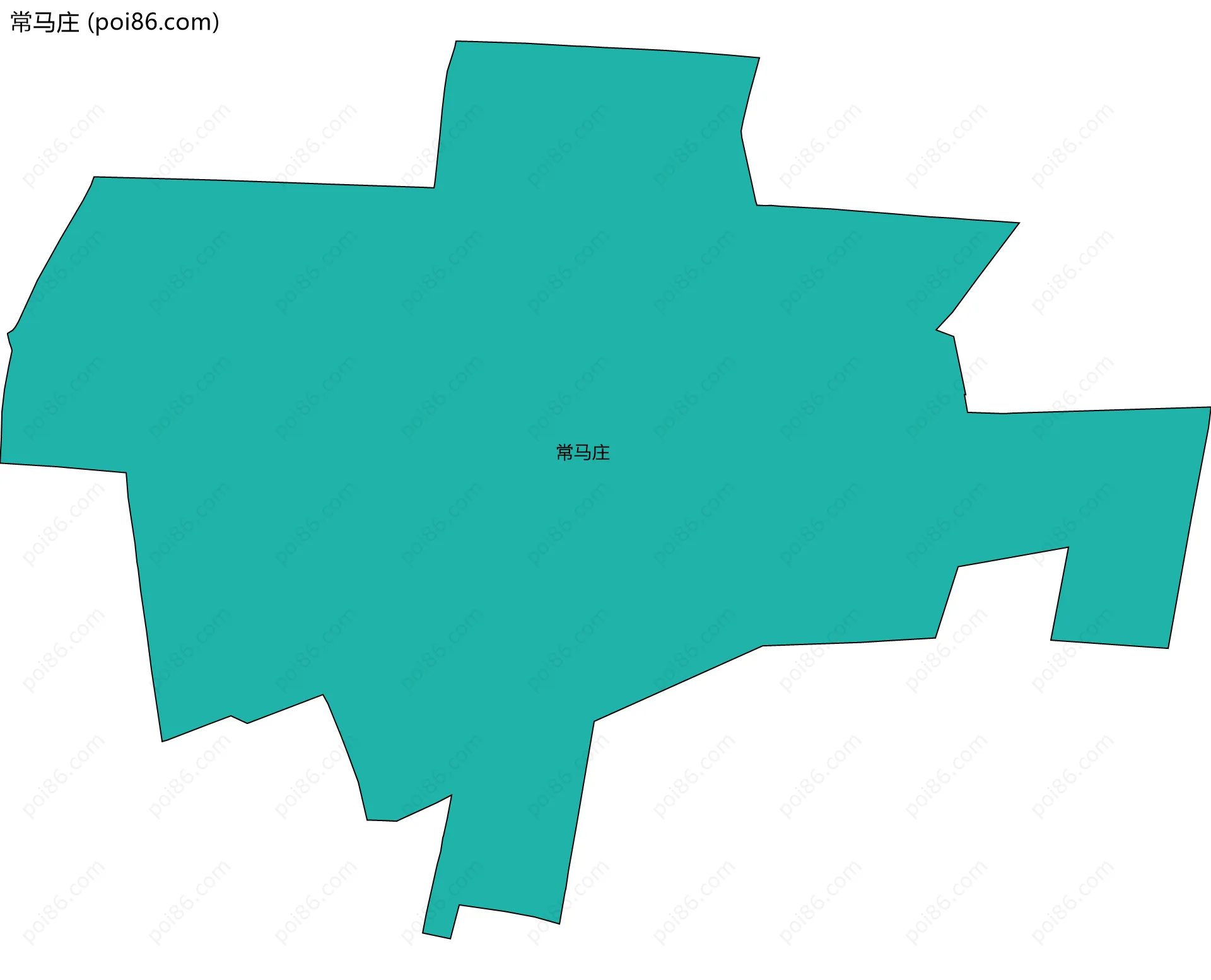常马庄边界地图