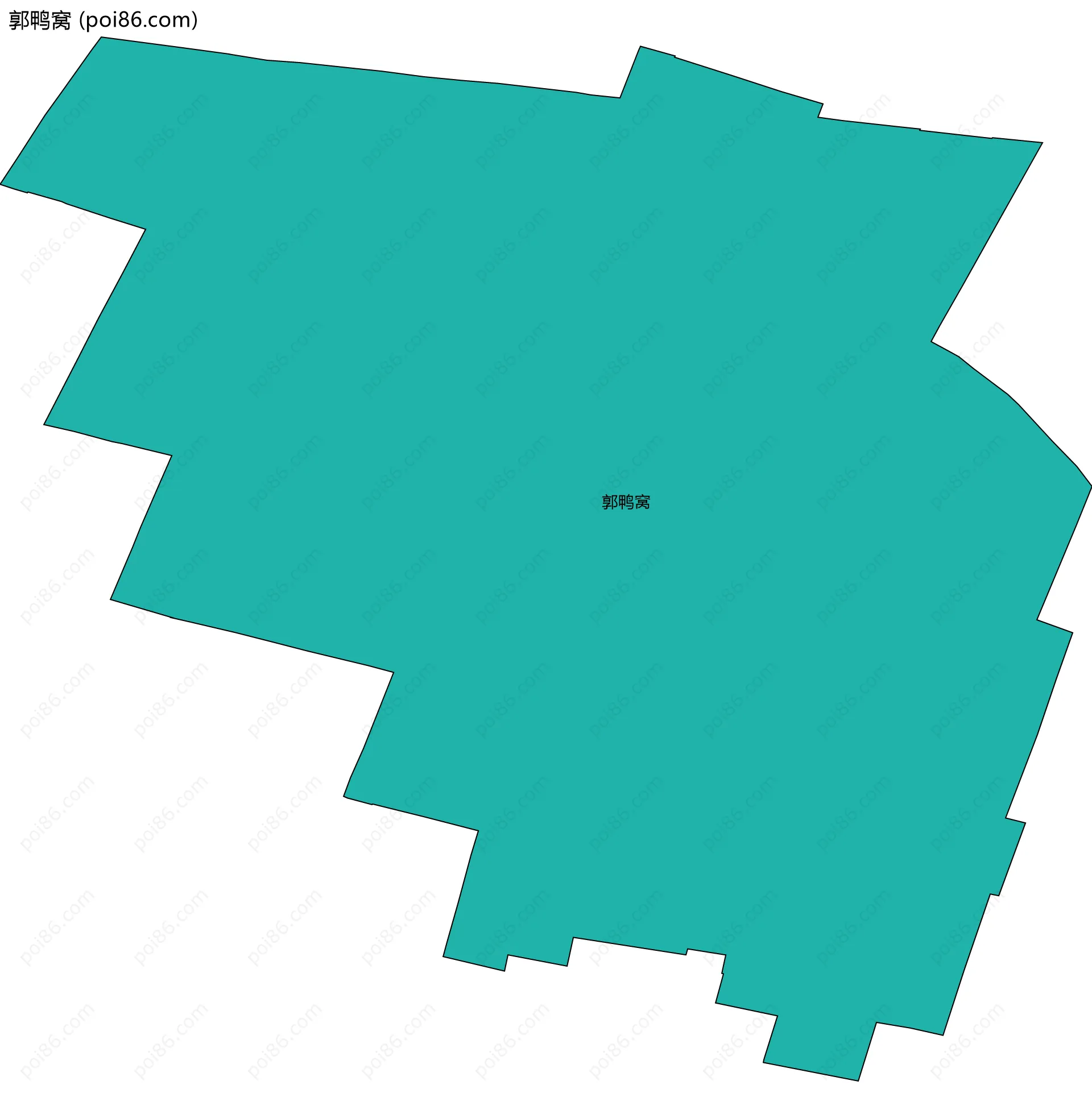 郭鸭窝边界地图