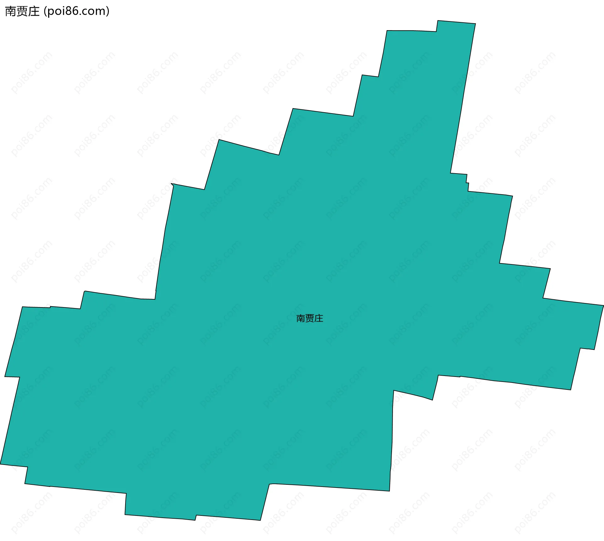 南贾庄边界地图