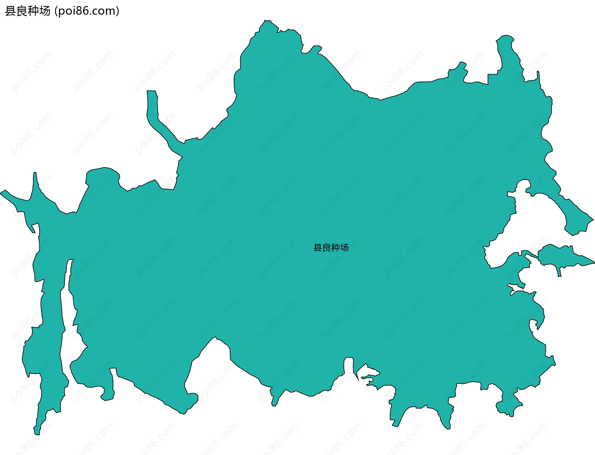 县良种场边界地图