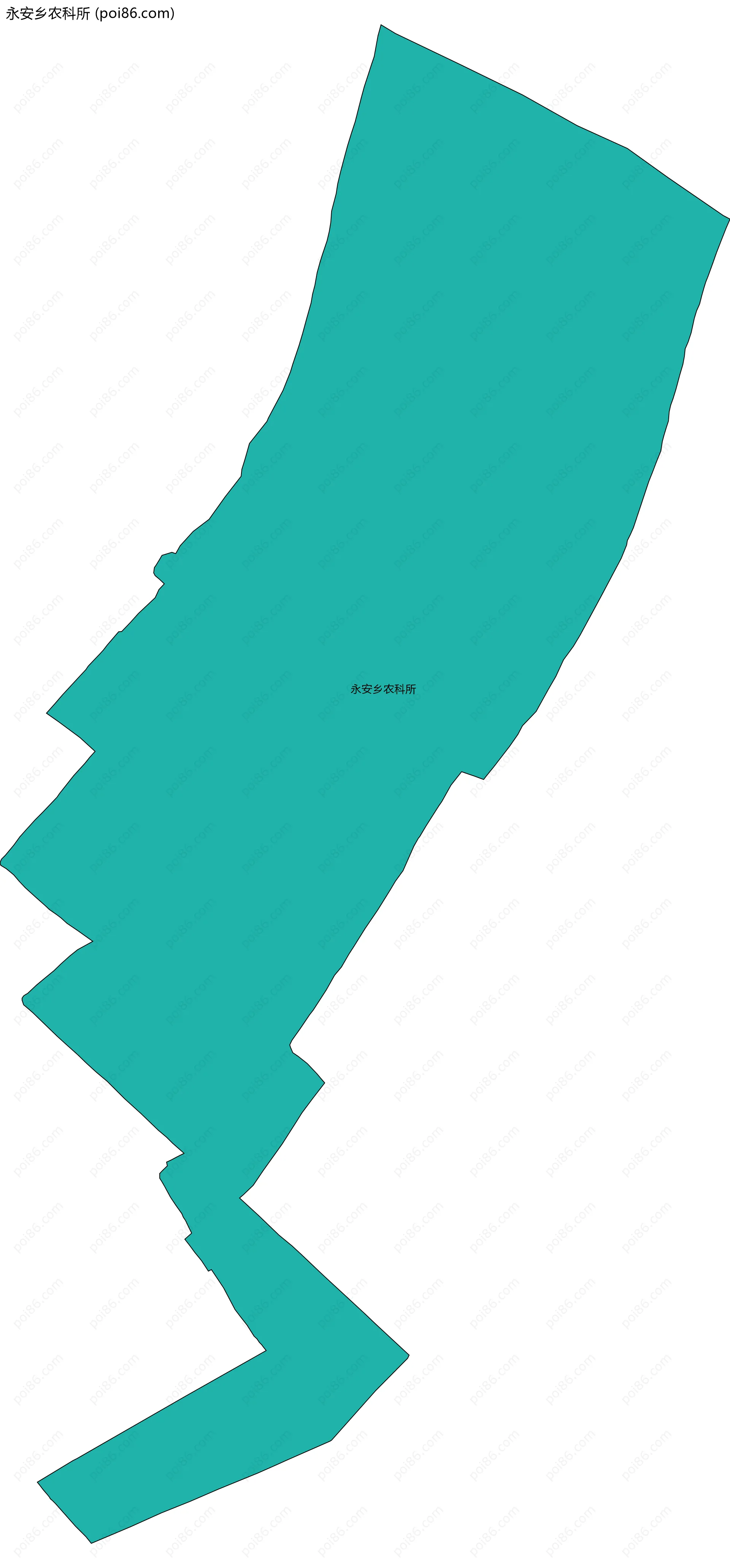 永安乡农科所边界地图