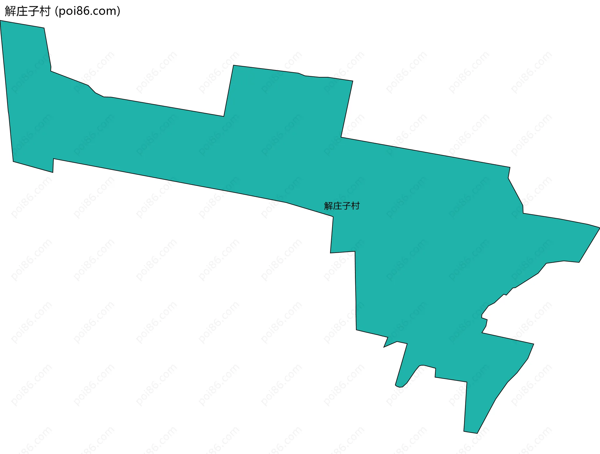 解庄子村边界地图