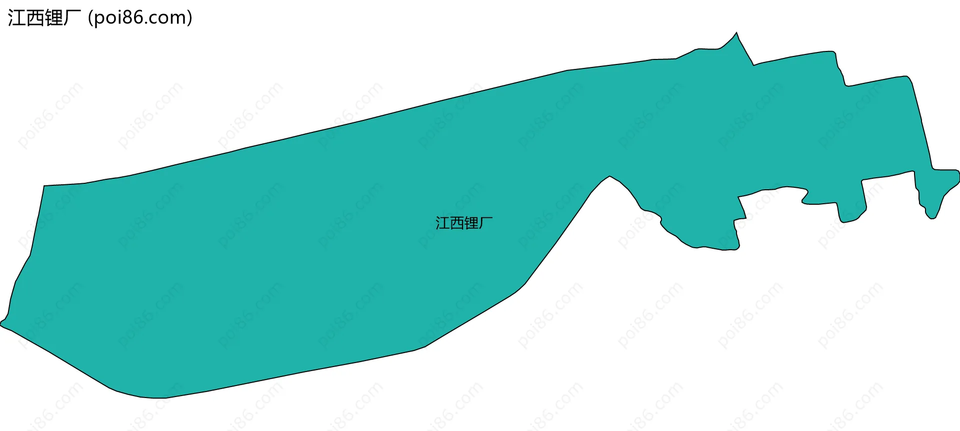 江西锂厂边界地图