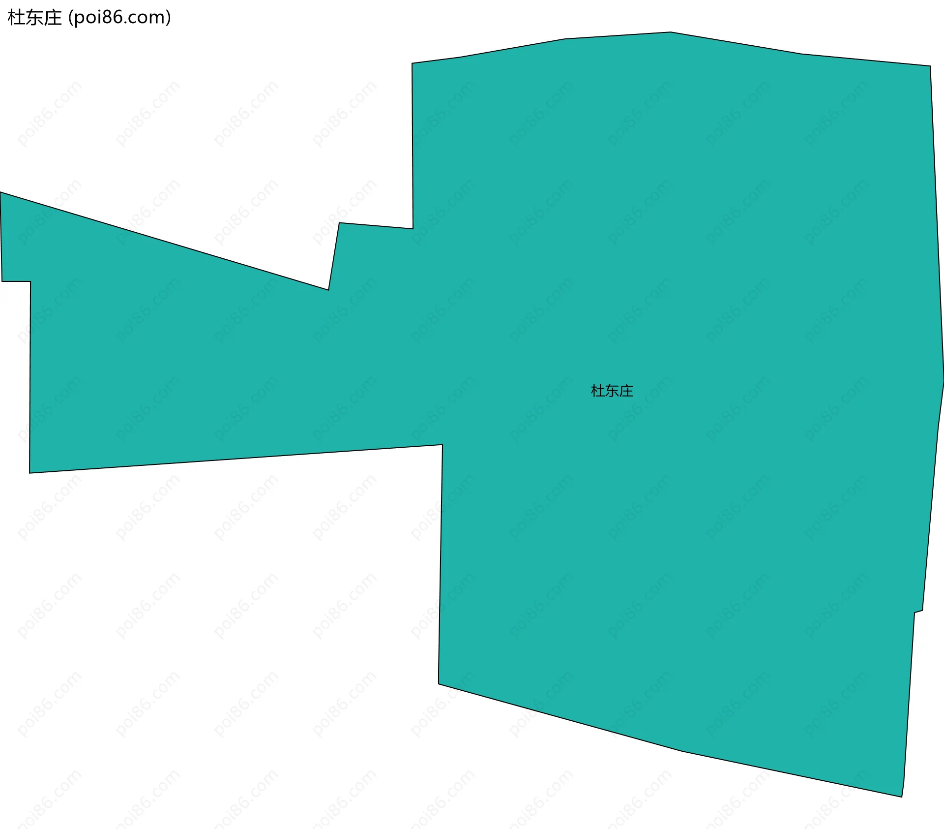 杜东庄边界地图