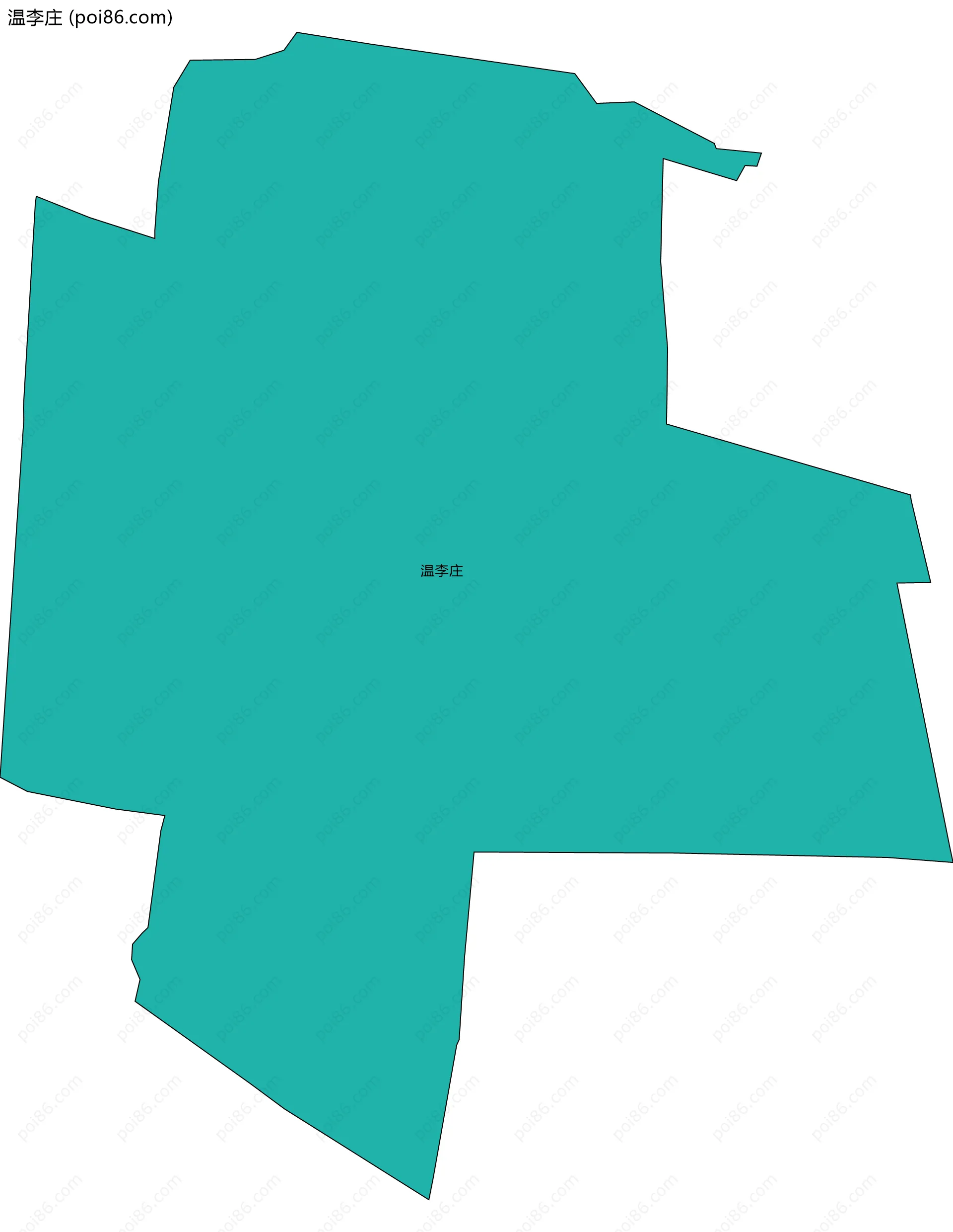 温李庄边界地图