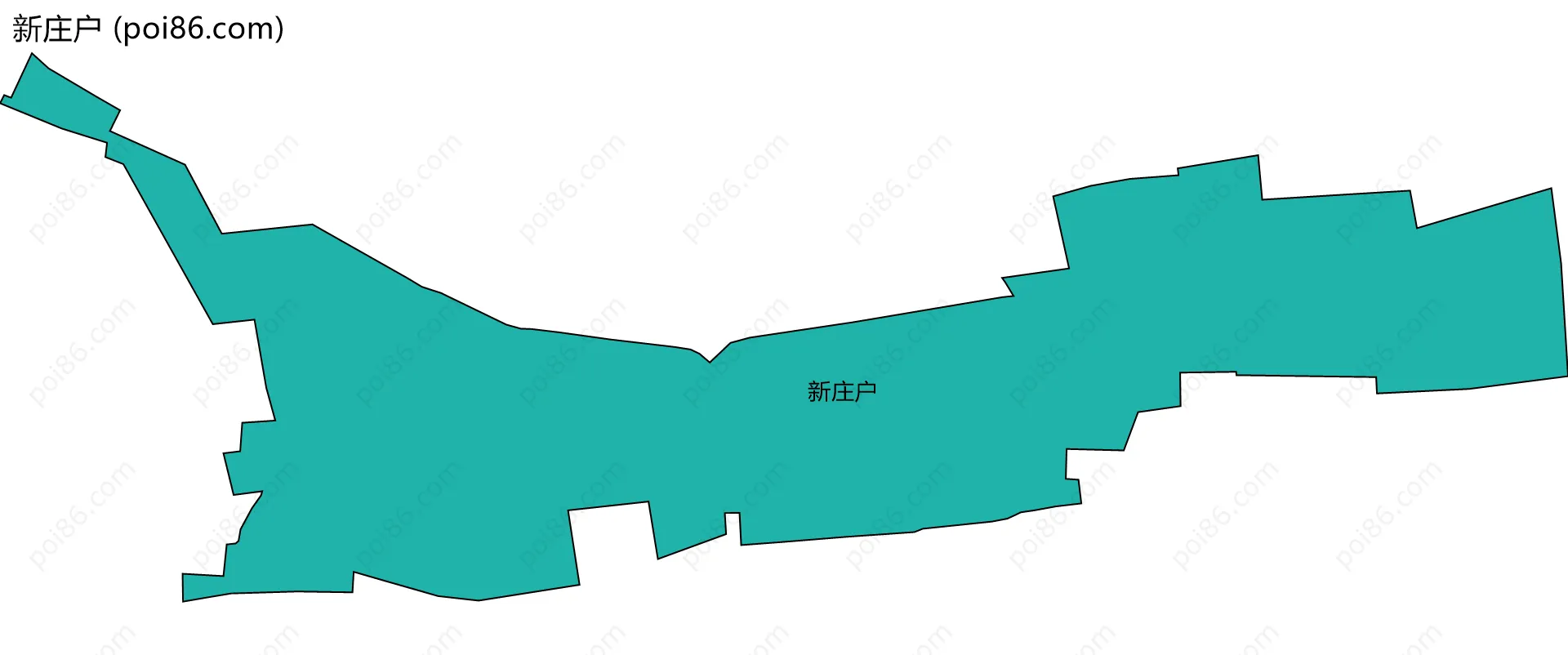 新庄户边界地图