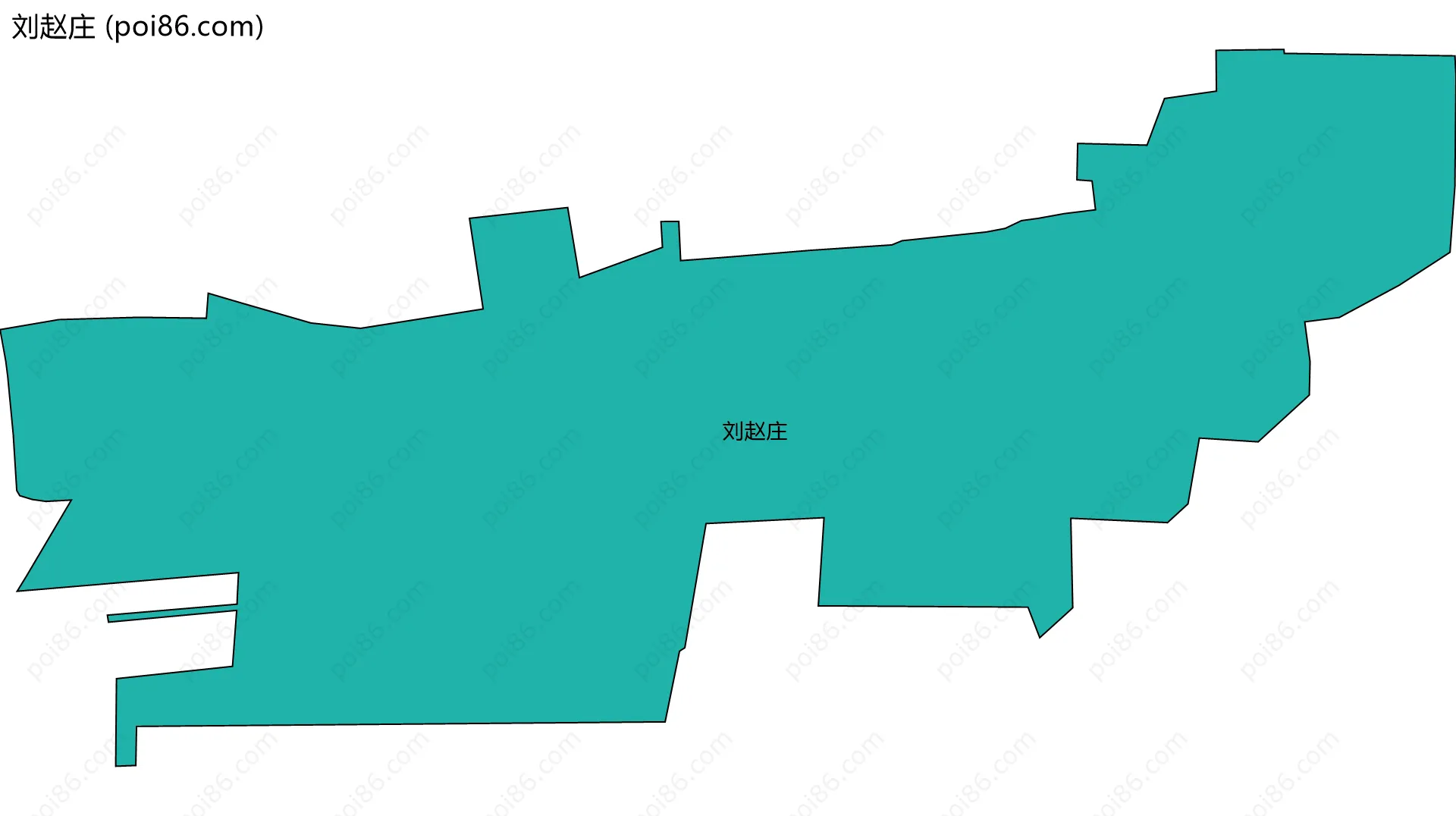 刘赵庄边界地图