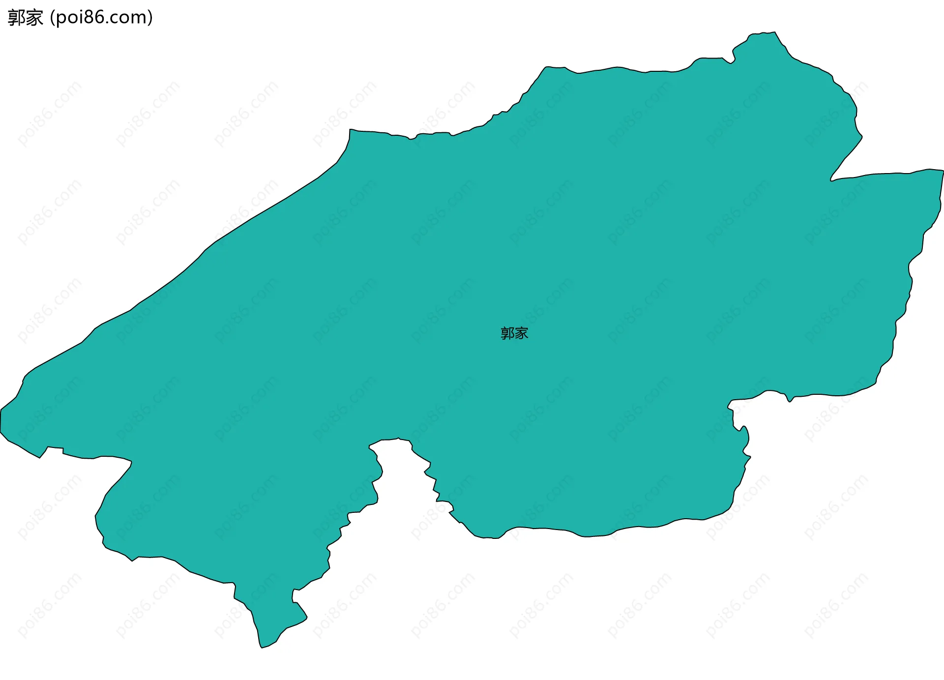 郭家边界地图