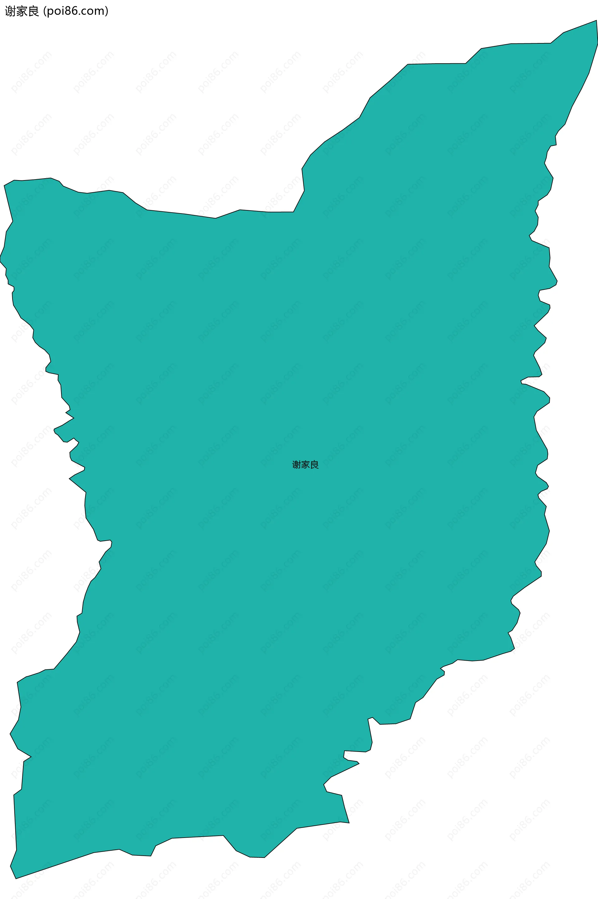 谢家良边界地图