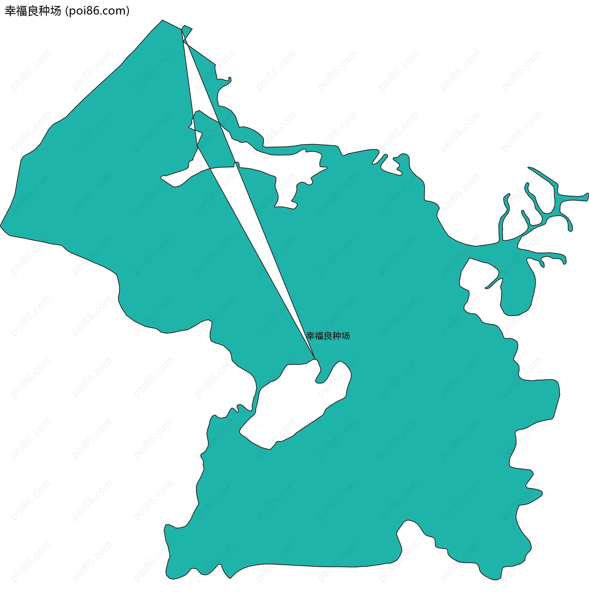 幸福良种场边界地图