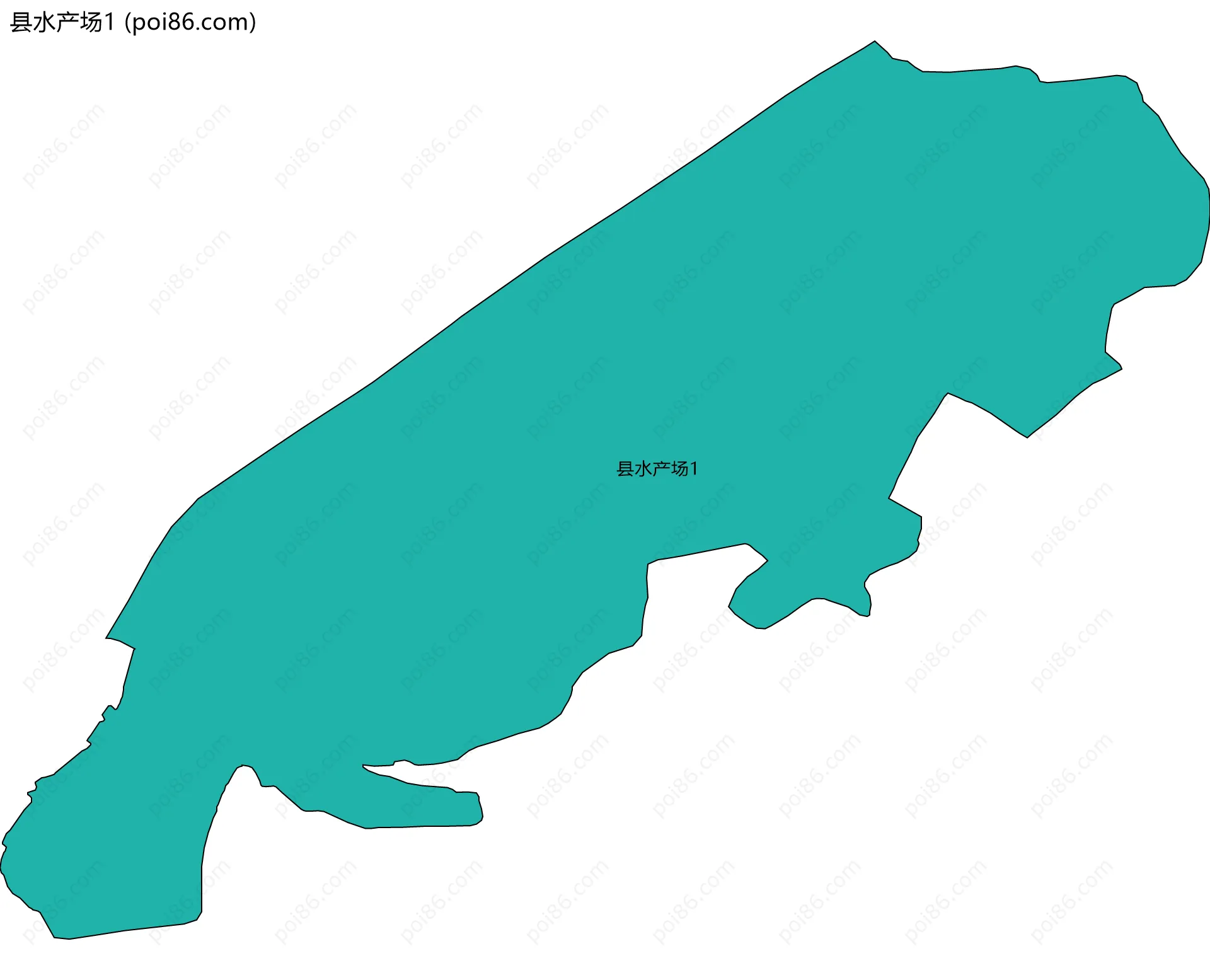 县水产场1边界地图