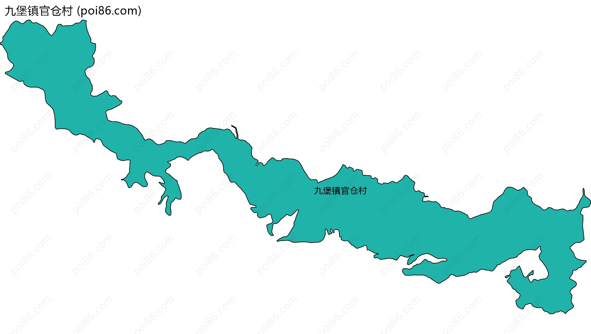 九堡镇官仓村边界地图