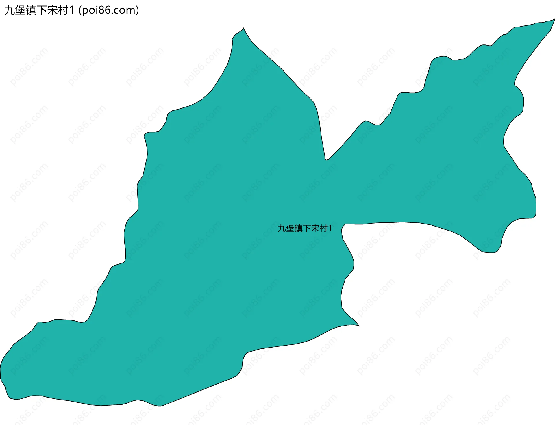 九堡镇下宋村1边界地图