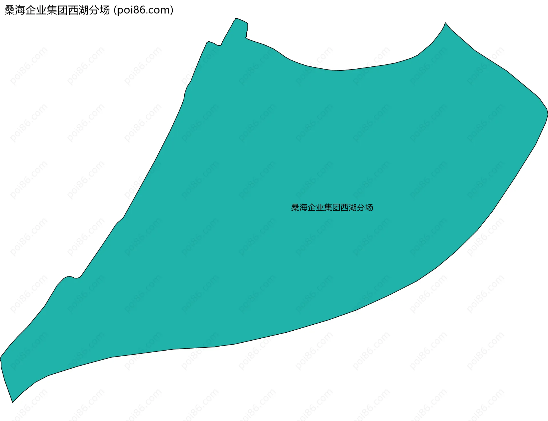 桑海企业集团西湖分场边界地图
