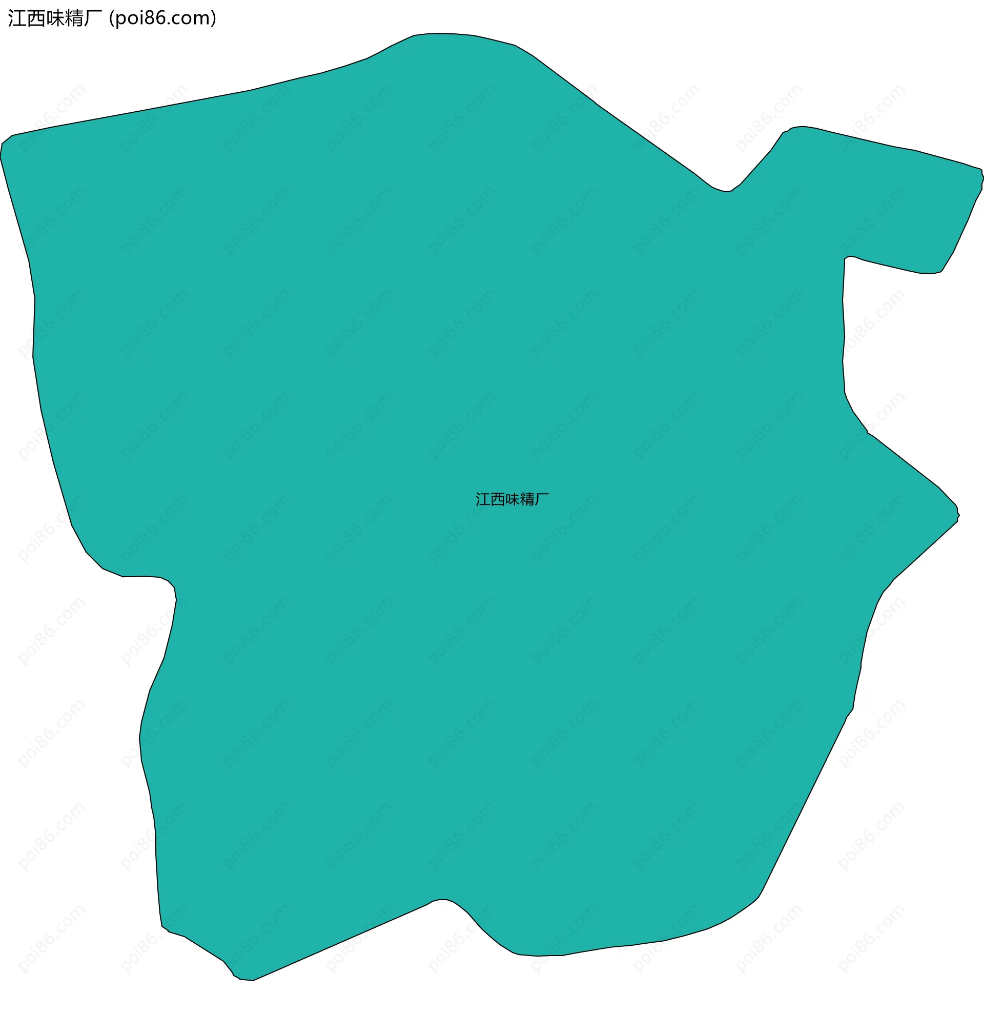 江西味精厂边界地图