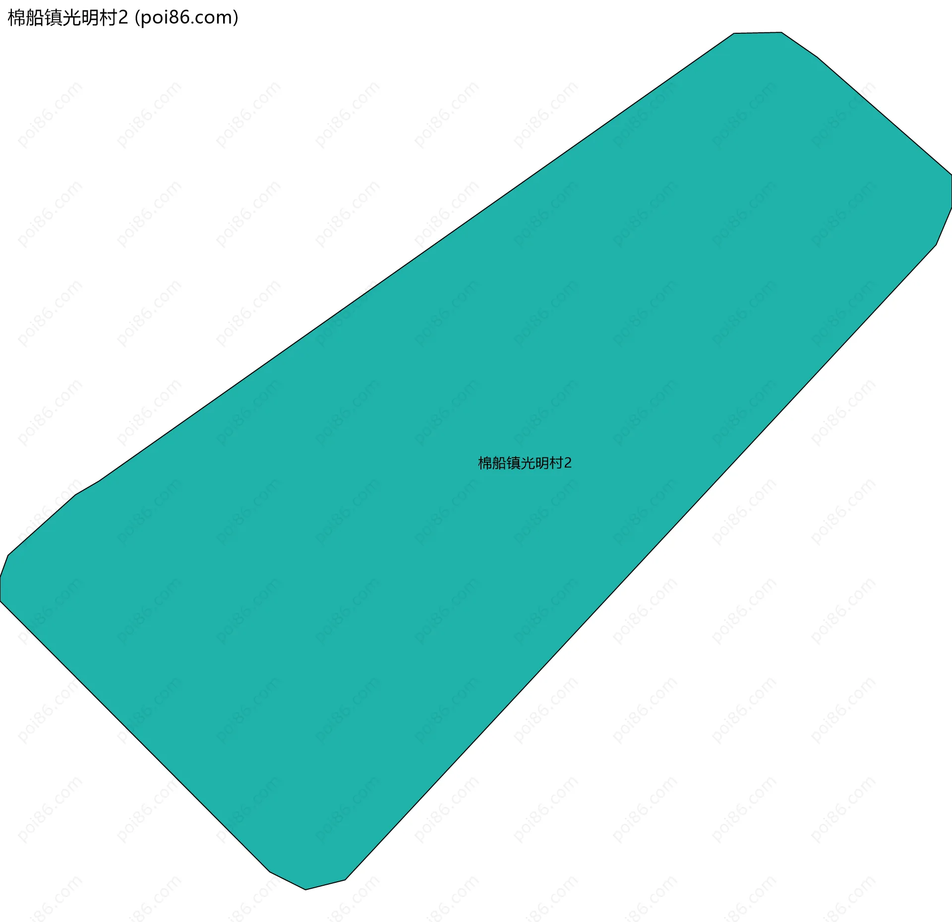 棉船镇光明村2边界地图