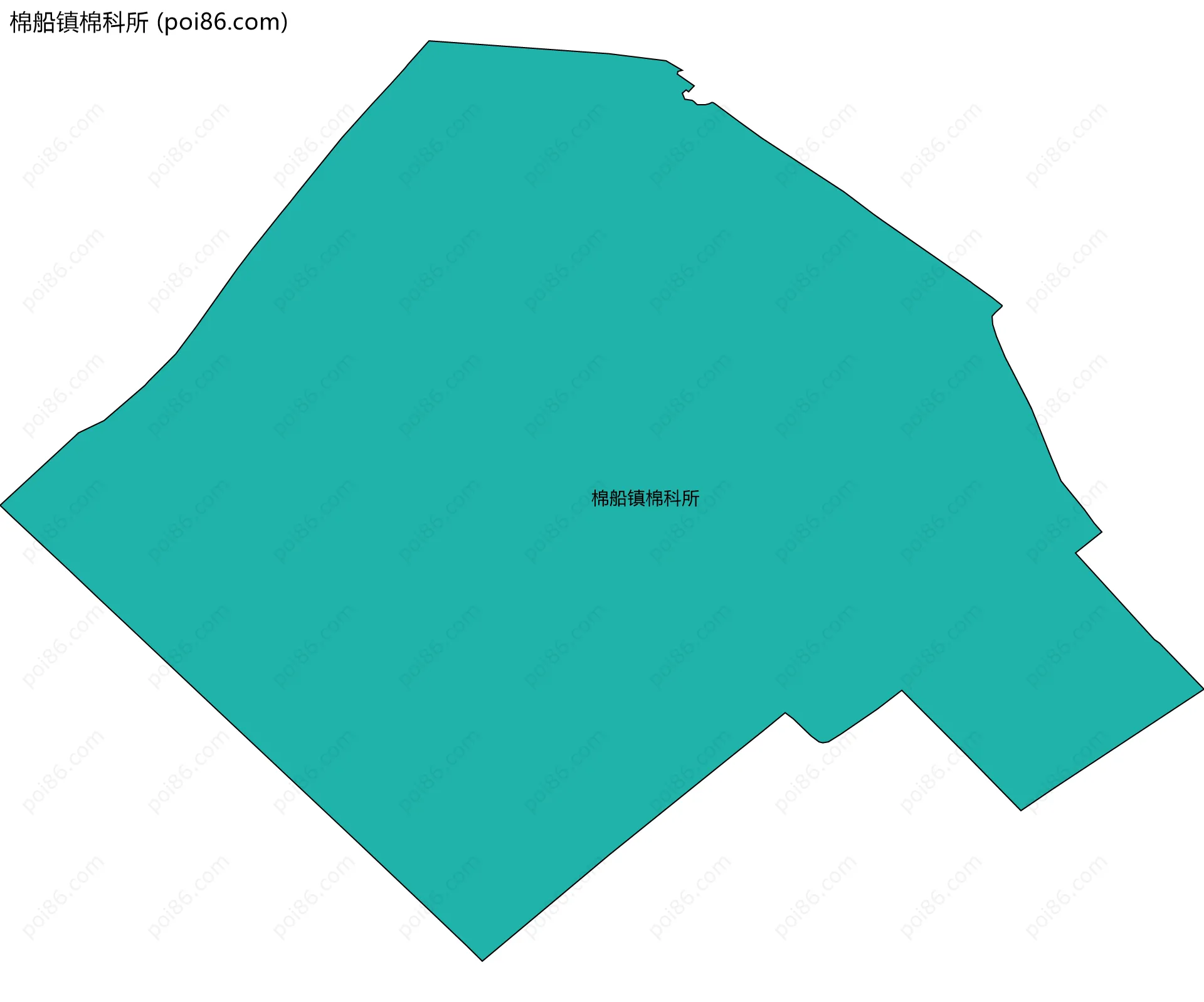 棉船镇棉科所边界地图