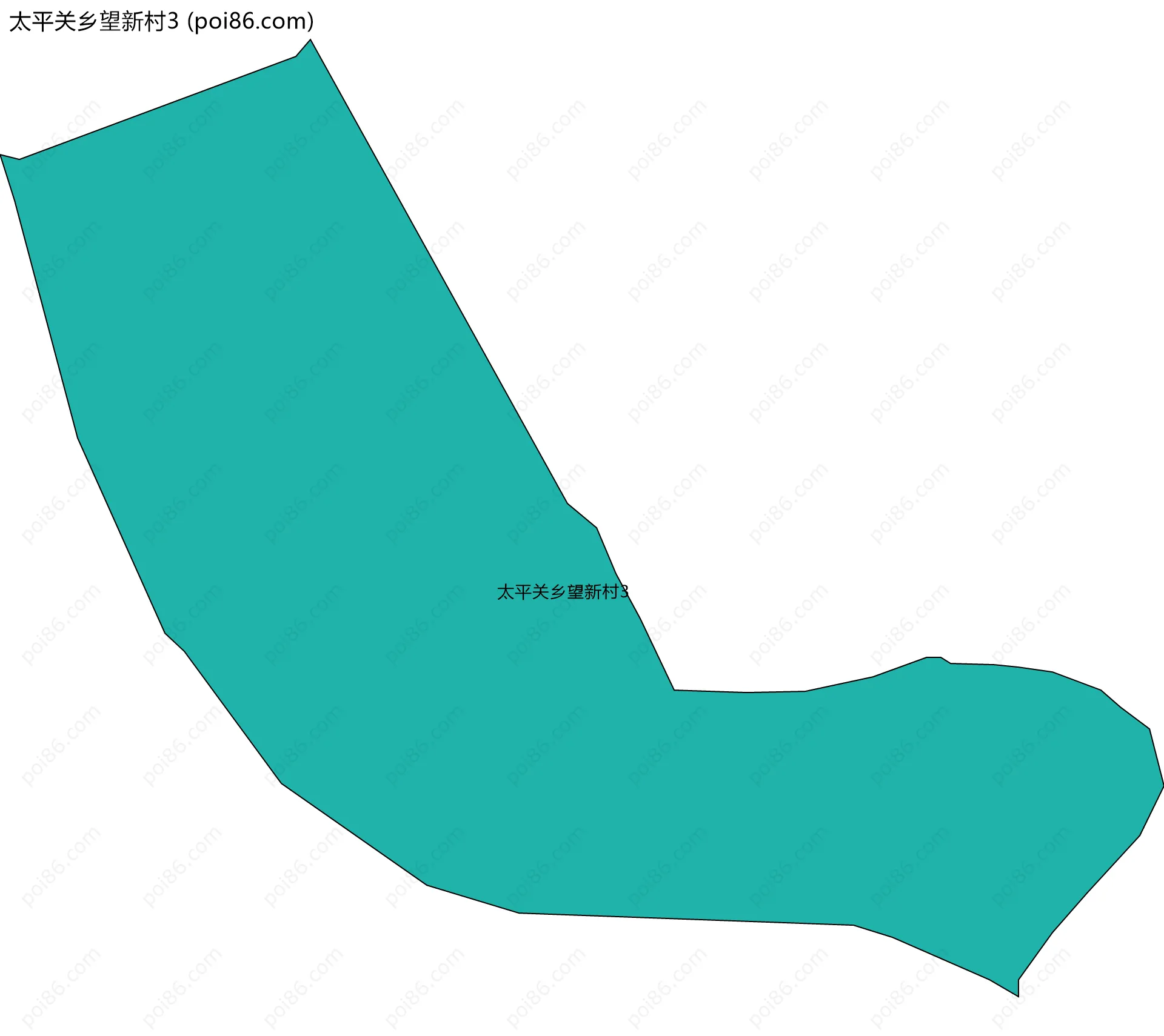 太平关乡望新村3边界地图