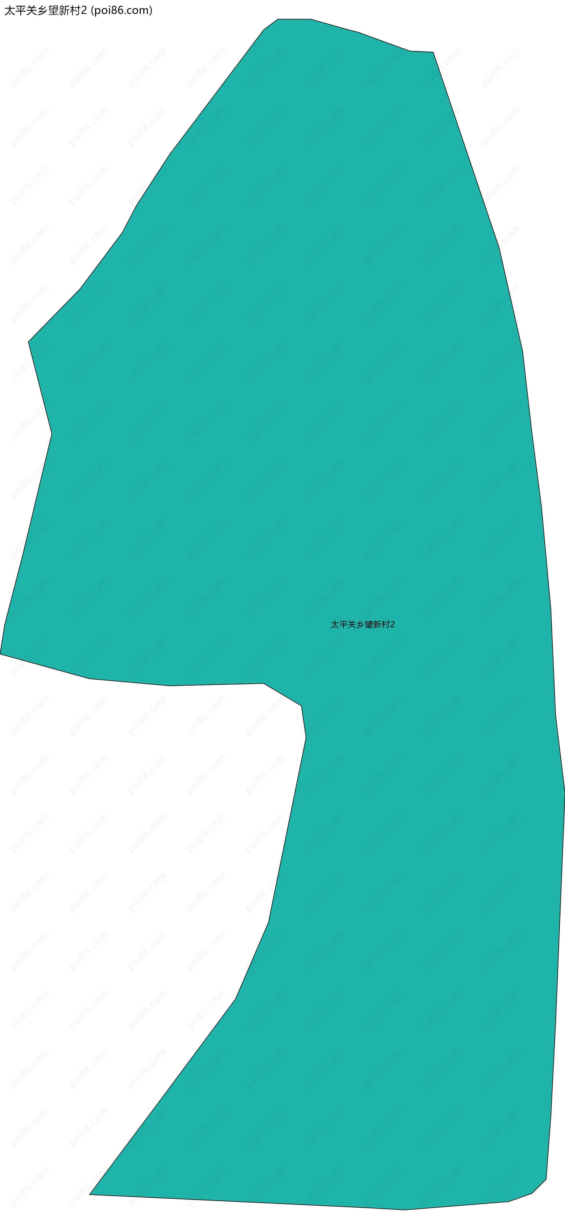 太平关乡望新村2边界地图