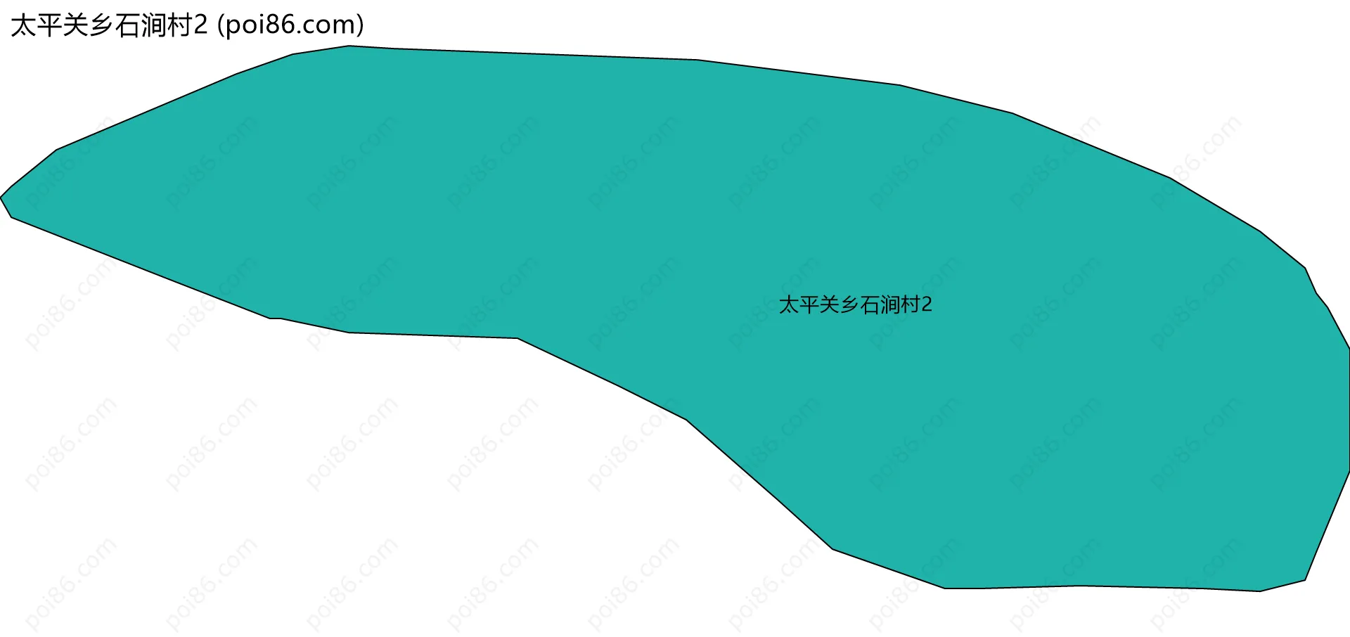 太平关乡石涧村2边界地图