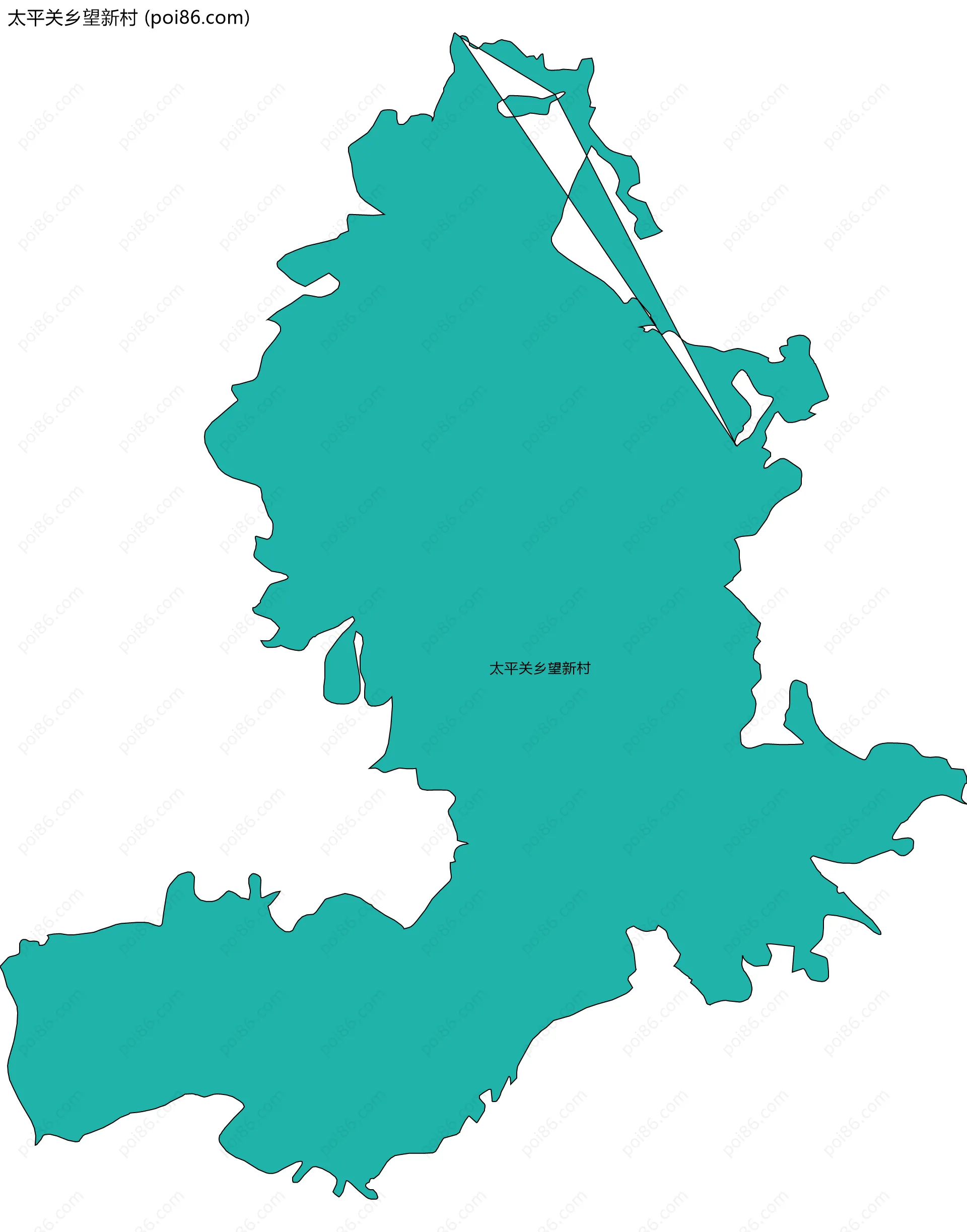 太平关乡望新村边界地图