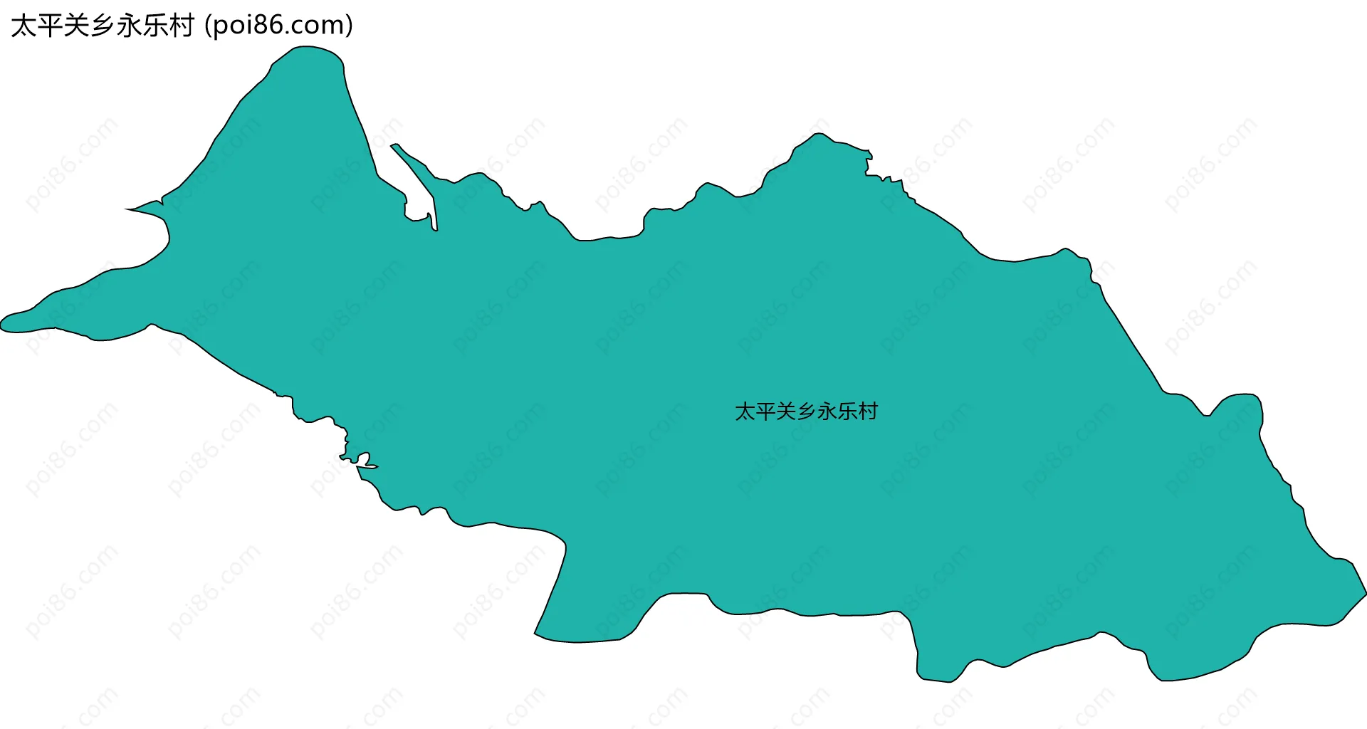 太平关乡永乐村边界地图