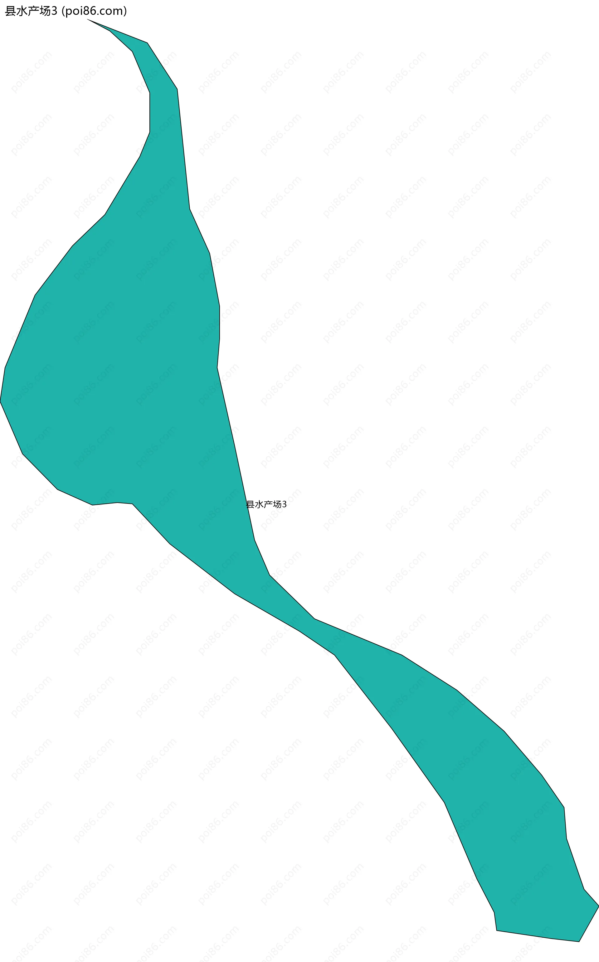 县水产场3边界地图
