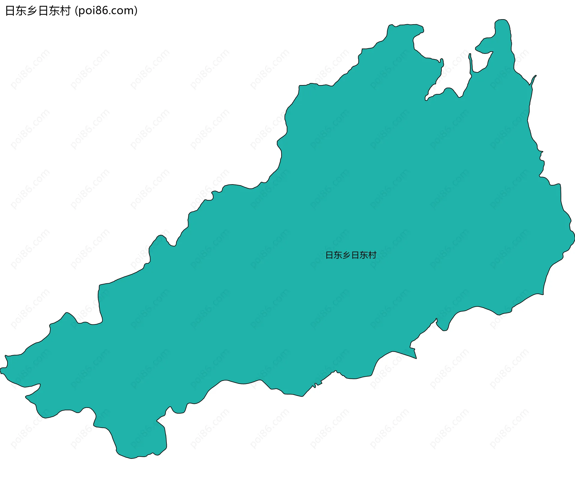 日东乡日东村边界地图